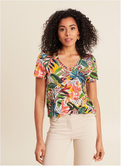 Bréal Tee-shirts TIBRIVIMP femme bleu