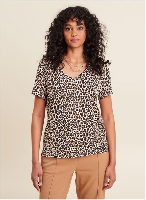 Bréal Tee-shirts TIBRIVIMP femme beige