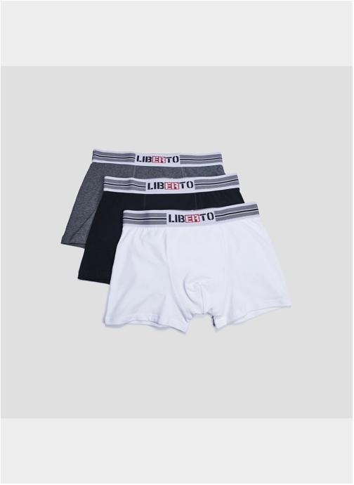 LIBERTO Caleçons Boxer - 3LIBBANDW homme blanc