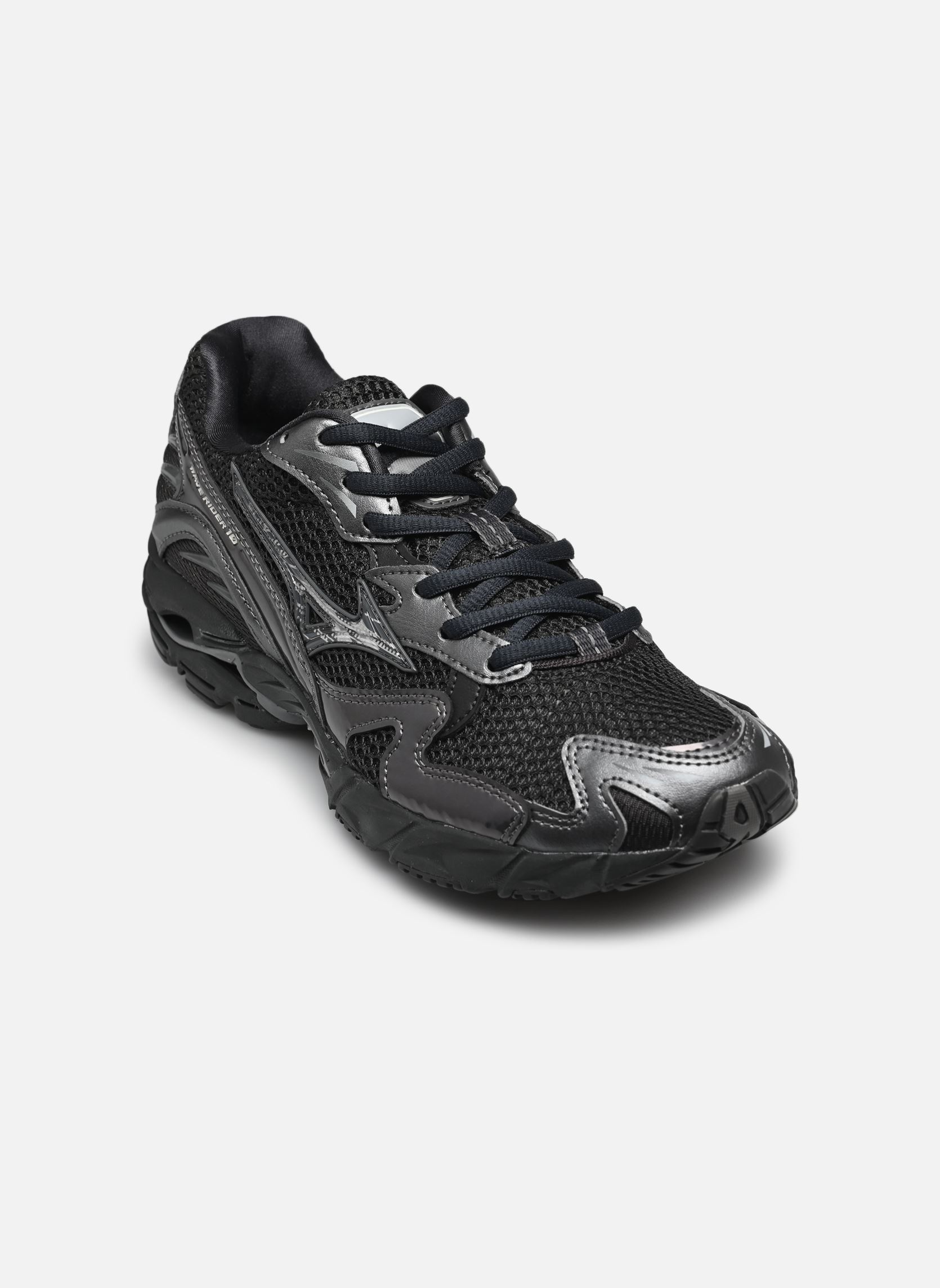 Baskets de sport Wave Rider 10 sport noir Mizuno Baskets de sport Wave Rider 10 sport noir BLACKSAND/BLACKSAND/METALLICGR