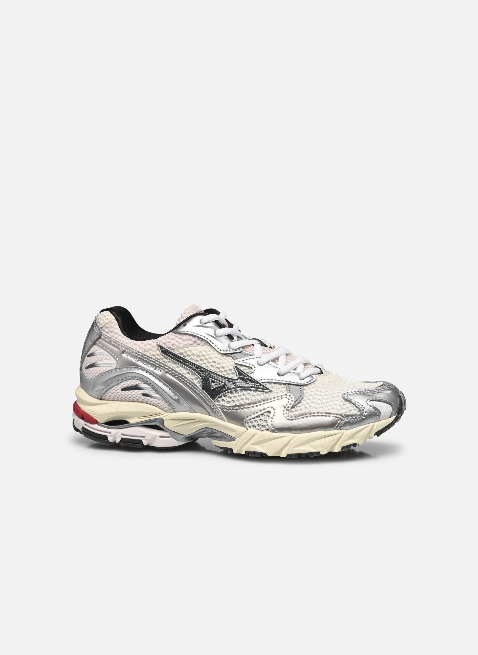 Baskets de sport Wave Rider 10 sport multicolore Mizuno Baskets de sport Wave Rider 10 sport multicolore SNOW WHITE/BLACK SAND/RYTHMIC