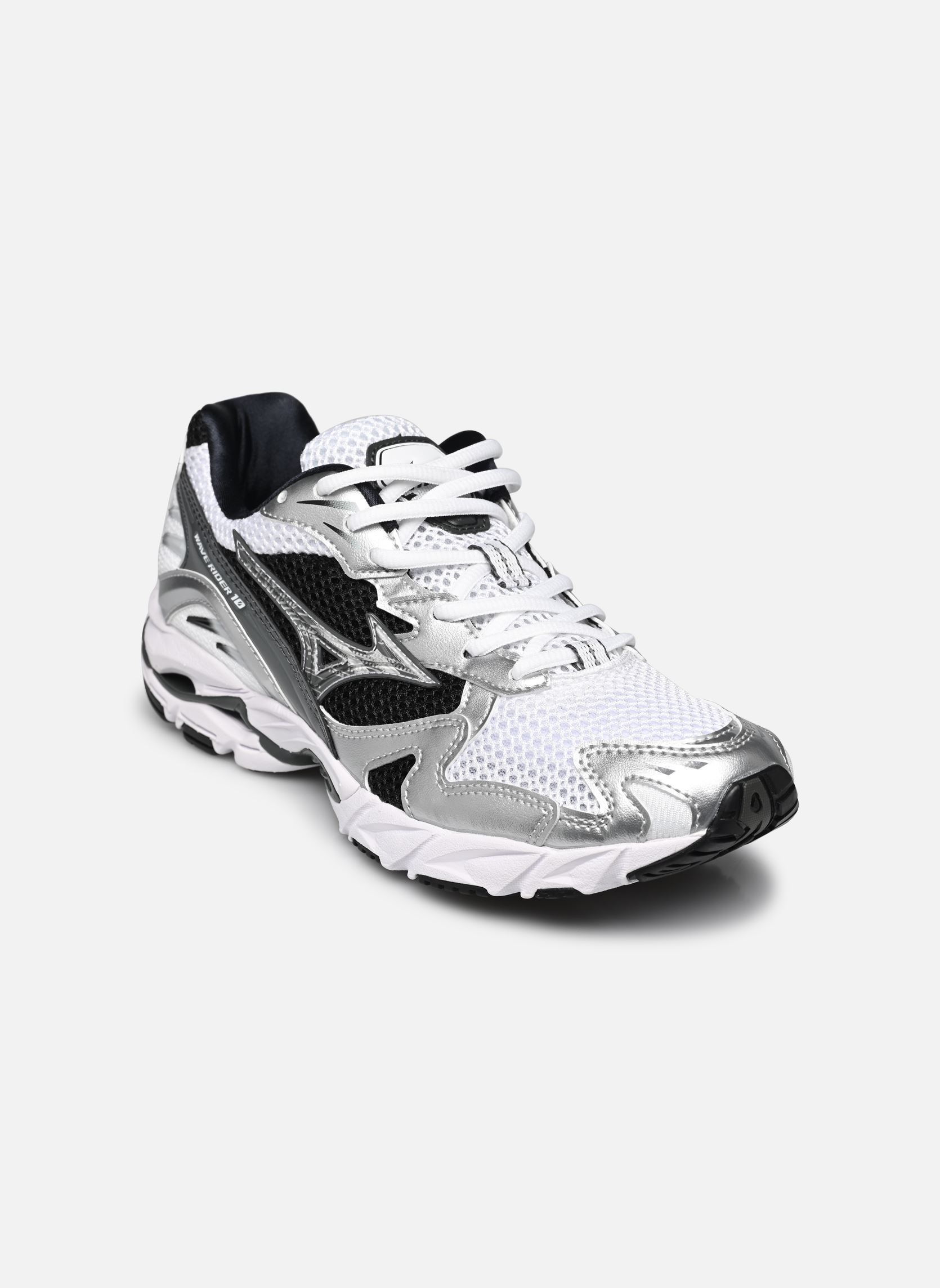 Baskets de sport Wave Rider 10 sport femme blanc Mizuno Baskets de sport Wave Rider 10 sport femme blanc WHITE/SILVER/BLACK