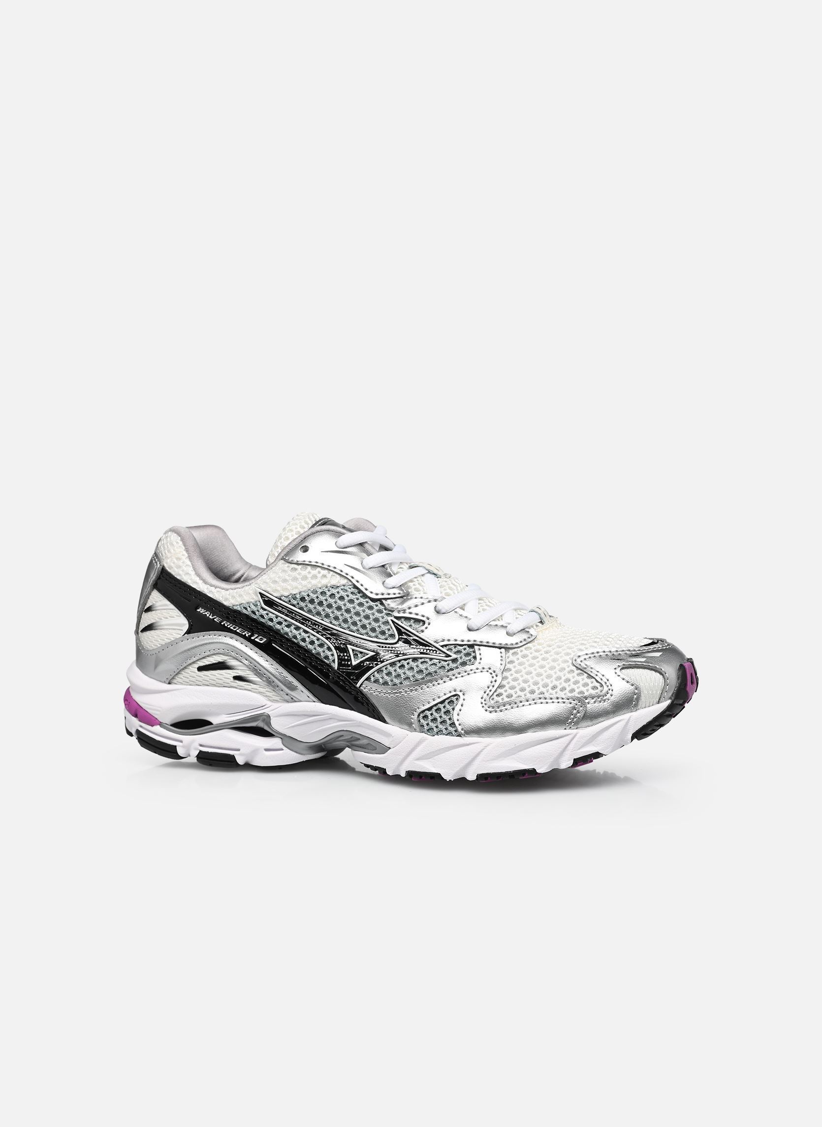 Baskets de sport Wave Rider 10 sport femme multicolore Mizuno Baskets de sport Wave Rider 10 sport femme multicolore SNOW WHITE/BLACK/SLATE