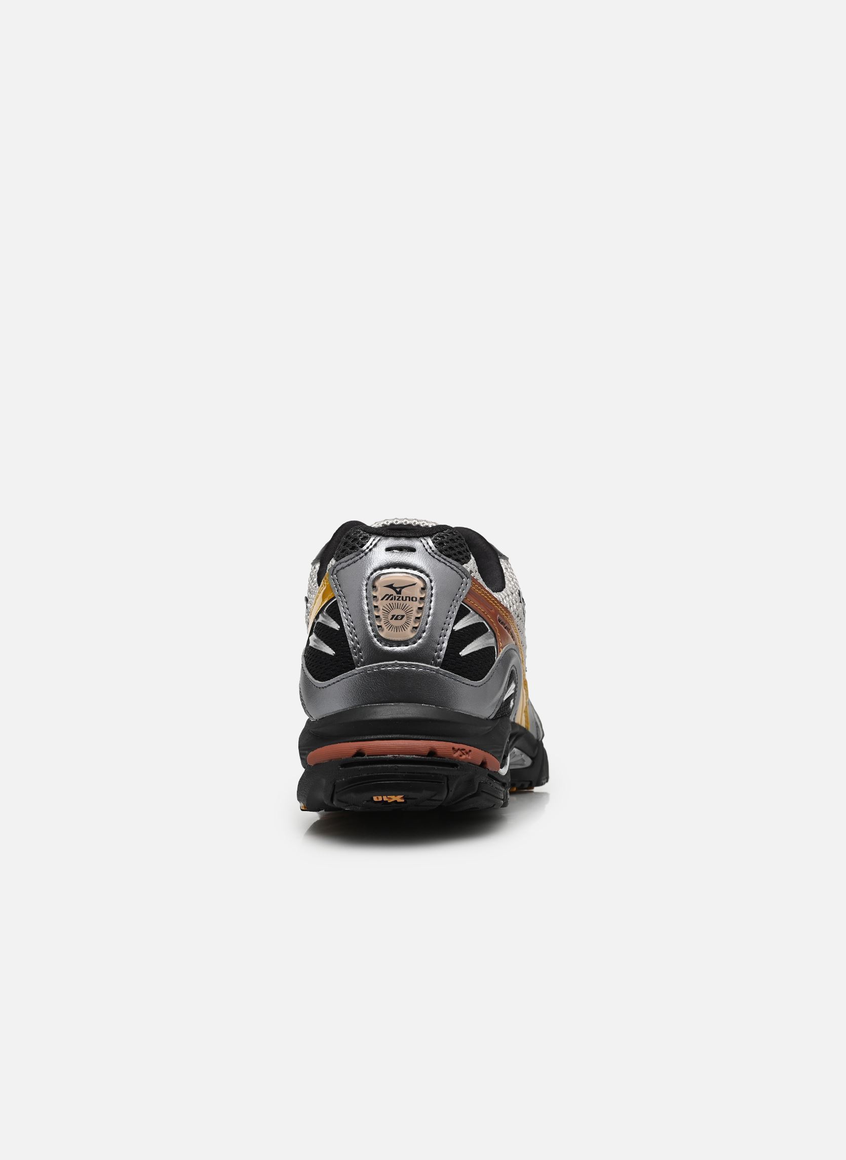 Baskets basses Wave Rider 10 sport M homme gris Mizuno Baskets basses Wave Rider 10 sport M homme gris HARBOR MIST/BLACK/HARVEST GOLD