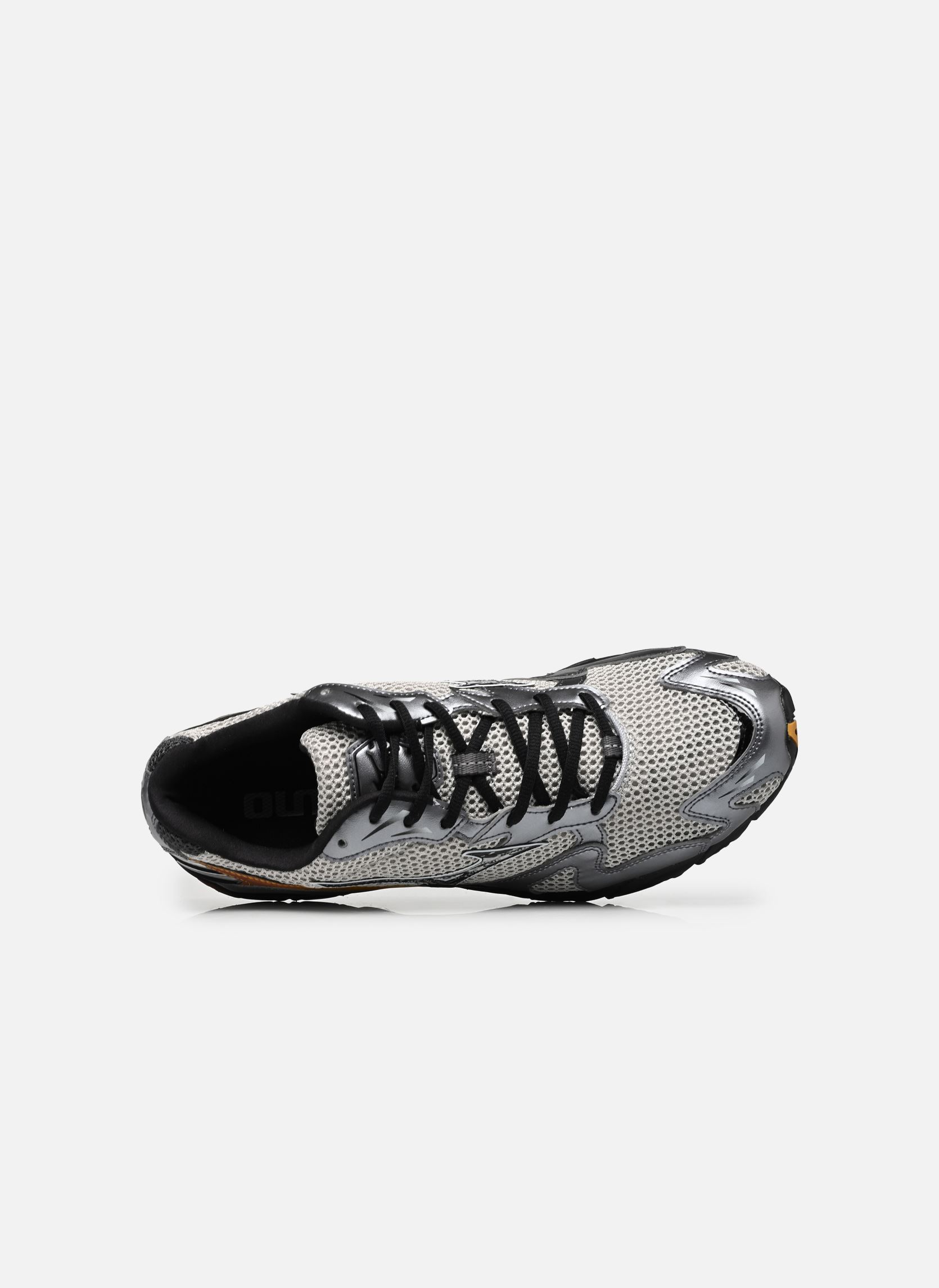 Baskets basses Wave Rider 10 sport M homme gris Mizuno Baskets basses Wave Rider 10 sport M homme gris HARBOR MIST/BLACK/HARVEST GOLD