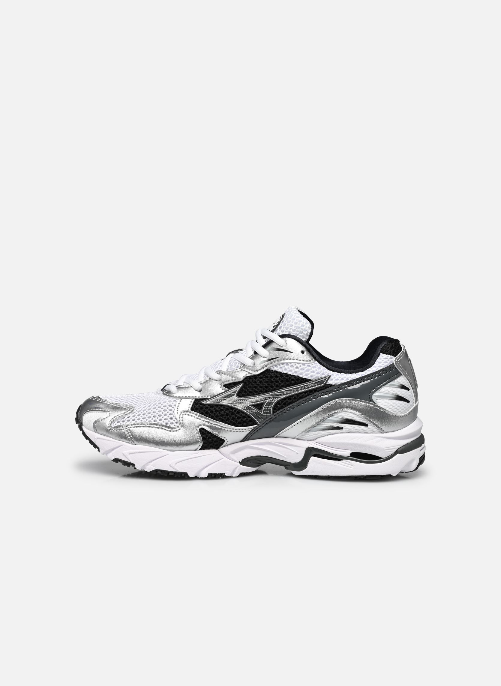 Niedrige Sneaker Wave Rider 10 sport M herren weiß Mizuno Niedrige Sneaker Wave Rider 10 sport M herren weiß WHITE/SILVER/BLACK