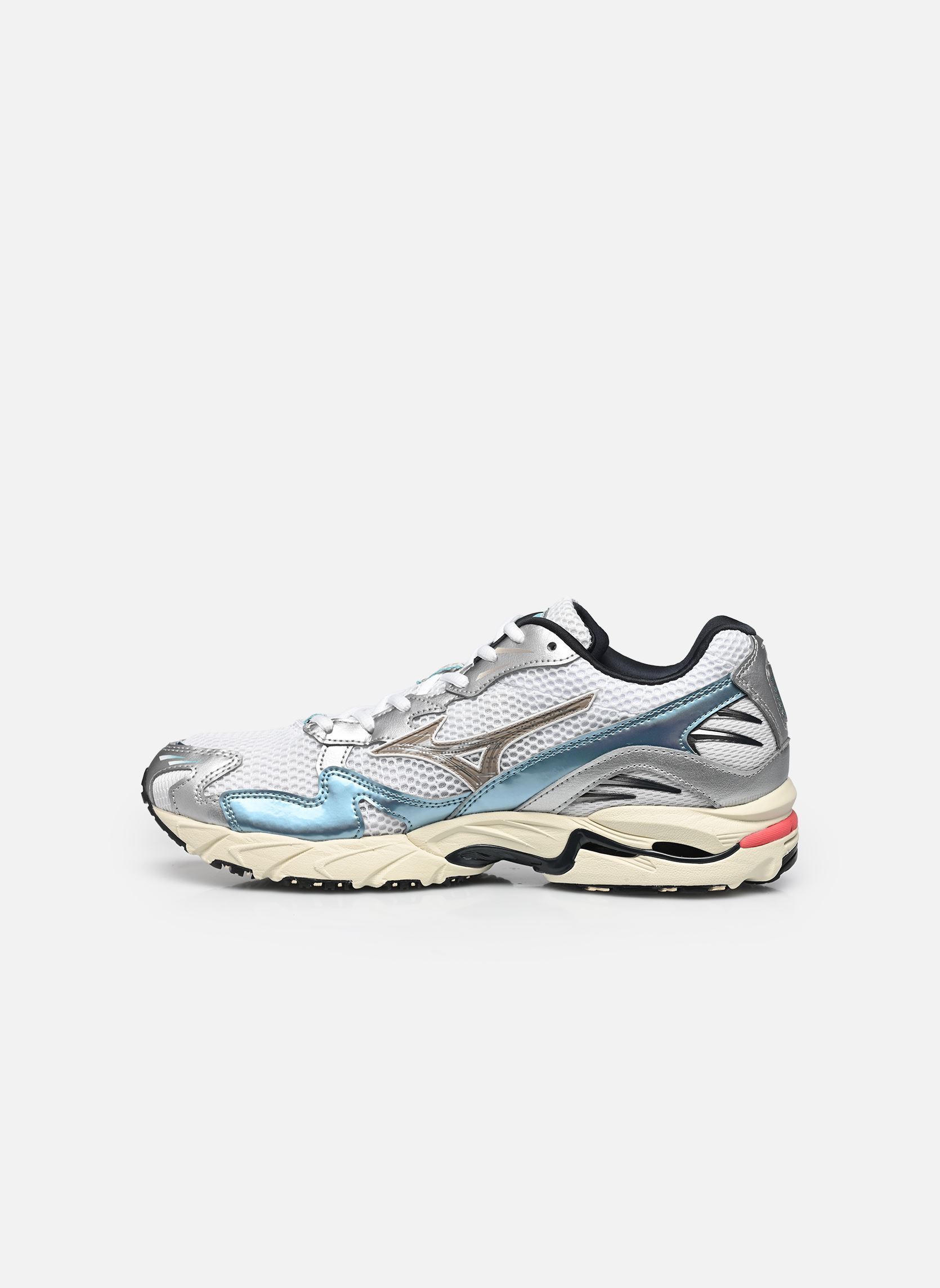 Baskets running Wave Rider 10 sport M homme multicolore Mizuno Baskets running Wave Rider 10 sport M homme multicolore WHITE/VINTAGEKHAKI/REEFWATERS