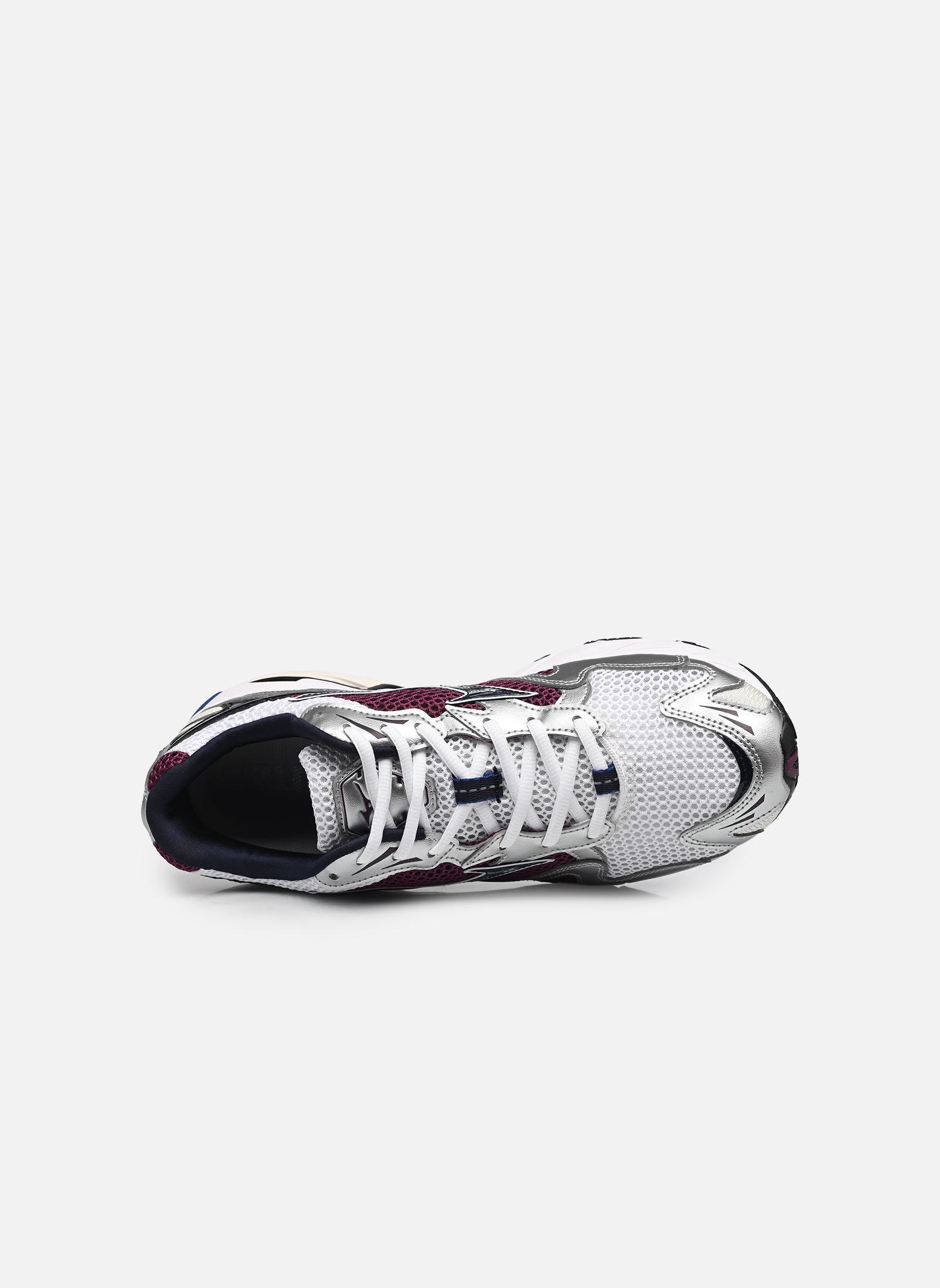 Baskets running Wave Rider 10 sport M homme blanc Mizuno Baskets running Wave Rider 10 sport M homme blanc WHITE/BARITONEBLUE/DARKPURPLE