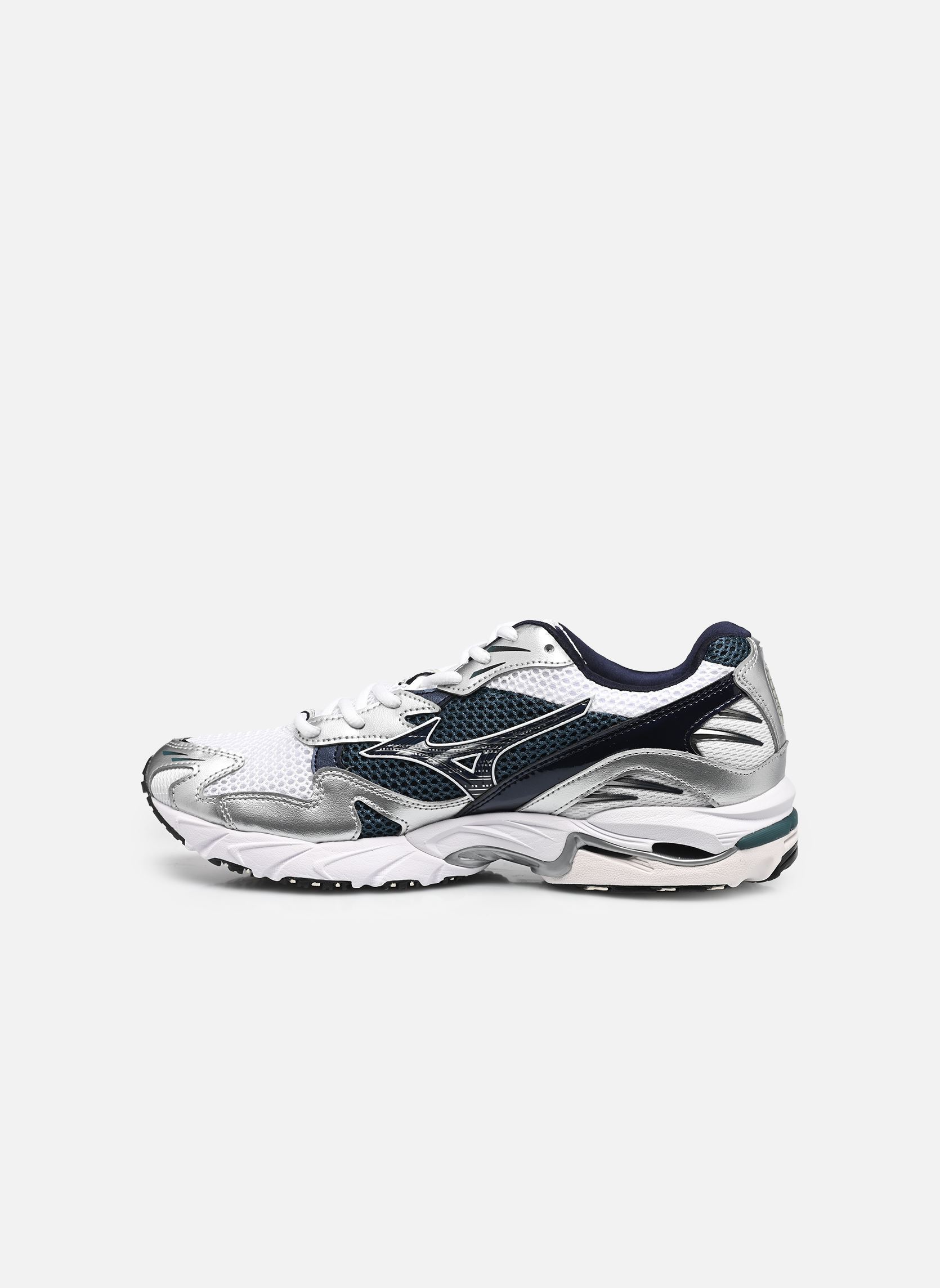 Niedrige Sneaker Wave Rider 10 sport M herren weiß Mizuno Niedrige Sneaker Wave Rider 10 sport M herren weiß WHITE/BARITONEBLUE/DEEPTEAL