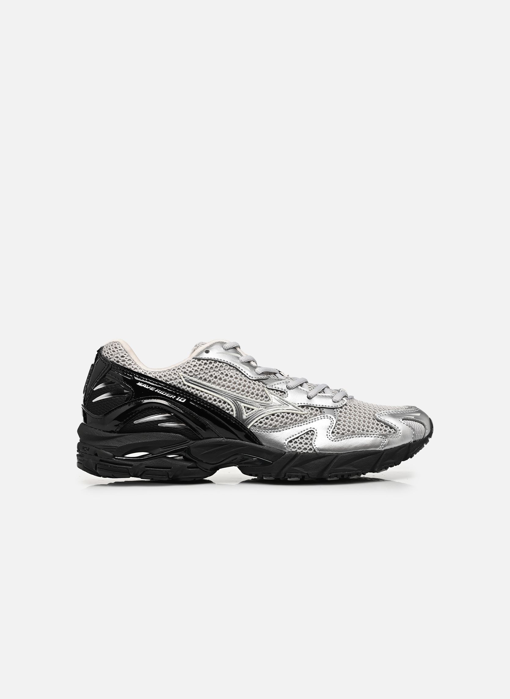 Baskets running Wave Rider 10 sport M homme argent Mizuno Baskets running Wave Rider 10 sport M homme argent HARBOR MIST/SILVER/BLACK