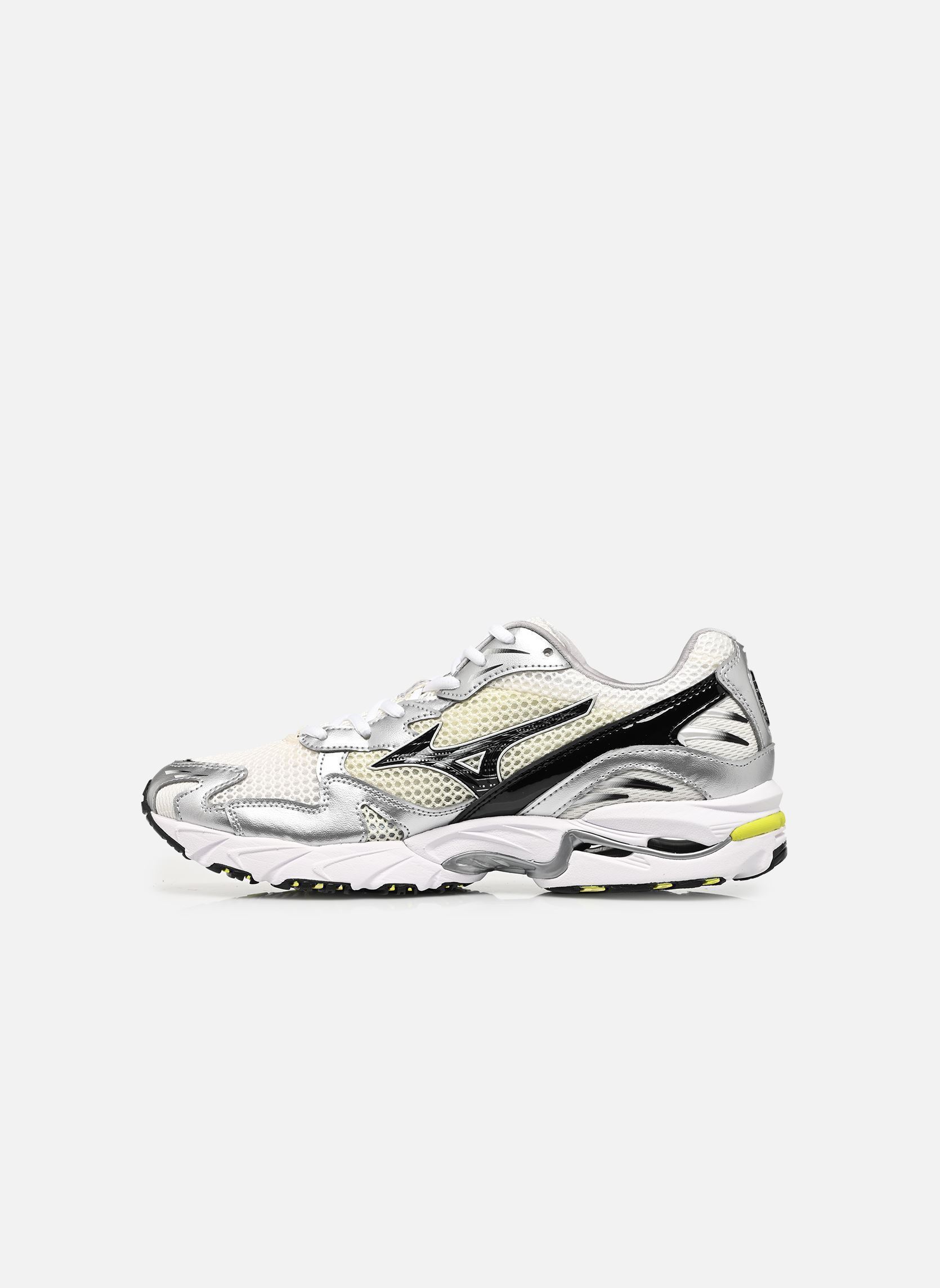 Baskets running Wave Rider 10 sport M homme blanc Mizuno Baskets running Wave Rider 10 sport M homme blanc SNOW WHITE/BLACK/SYLVAN GREEN