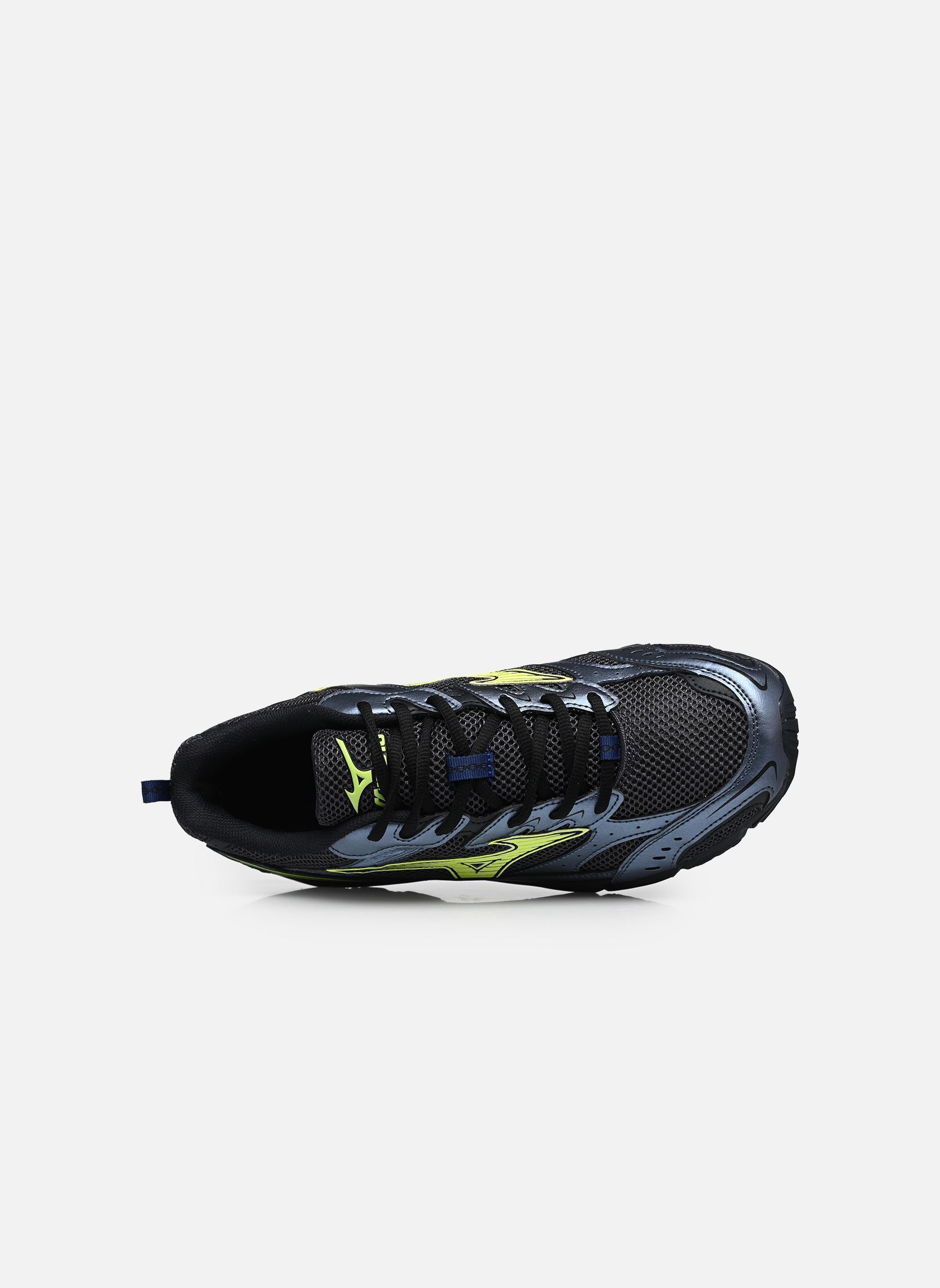 Baskets running MXR sport M homme argent Mizuno Baskets running MXR sport M homme argent INDIA INK/LIGHTNING YELLOW/BLA