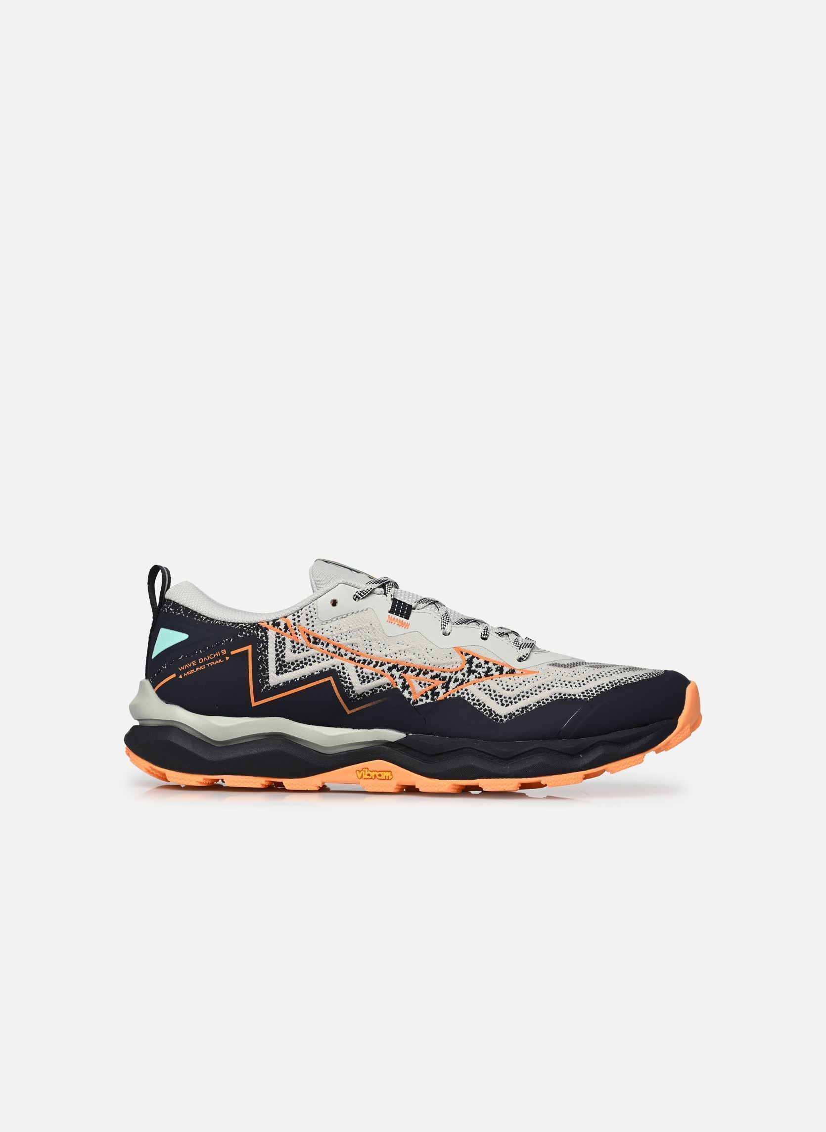 Sportschoenen WAVE DAICHI 9 M heren zwart Mizuno Sportschoenen WAVE DAICHI 9 M heren zwart MERCURY/TANGELO/TANG ORANGE