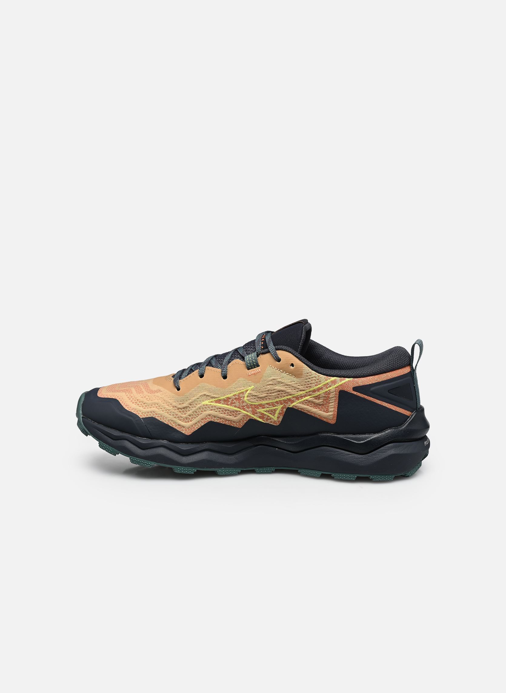 Sportschoenen WAVE DAICHI 9 M heren grijs Mizuno Sportschoenen WAVE DAICHI 9 M heren grijs SUNBURN/FORTUNE YELLOW/NORTH A
