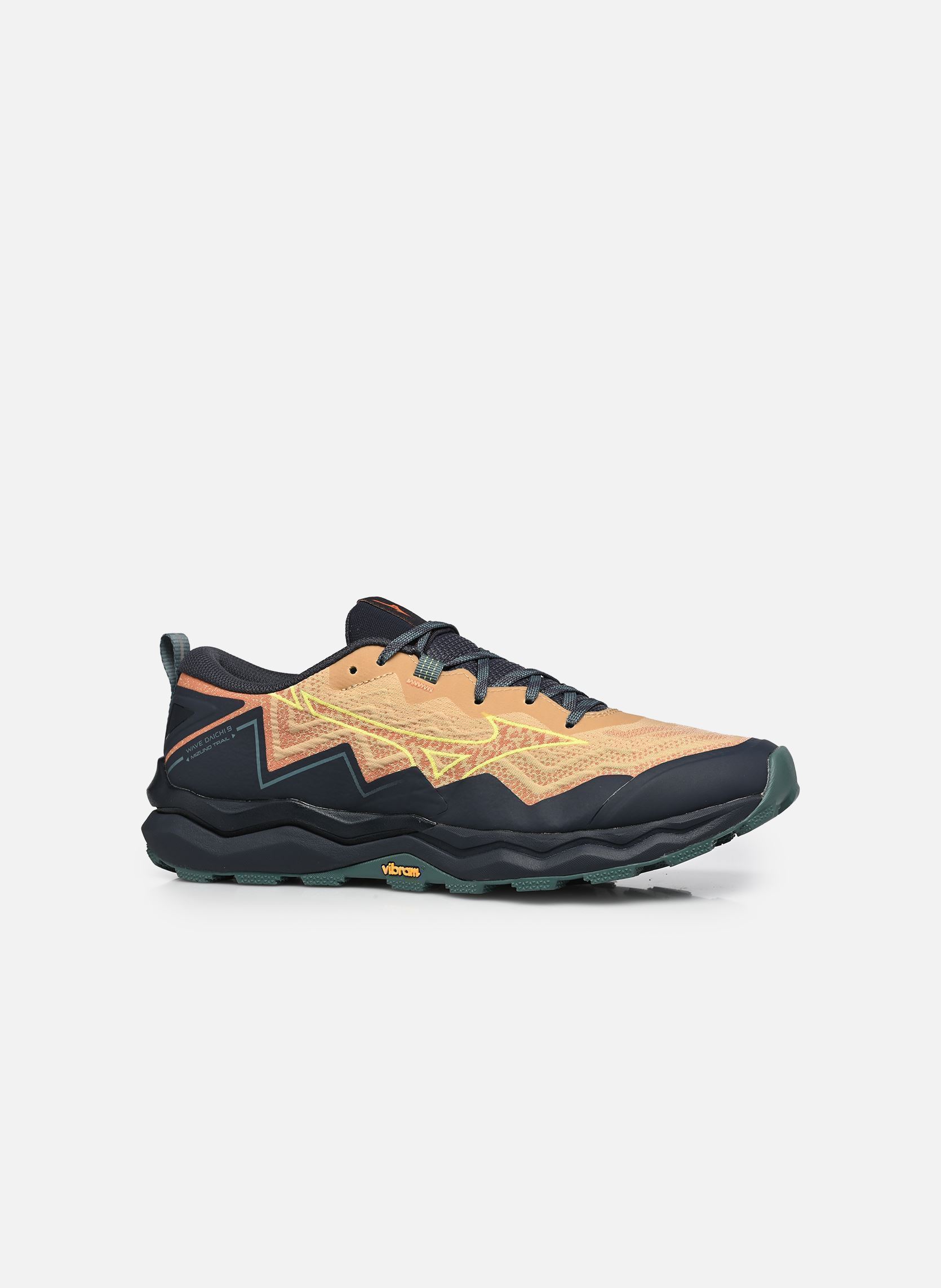 Sportschoenen WAVE DAICHI 9 M heren grijs Mizuno Sportschoenen WAVE DAICHI 9 M heren grijs SUNBURN/FORTUNE YELLOW/NORTH A