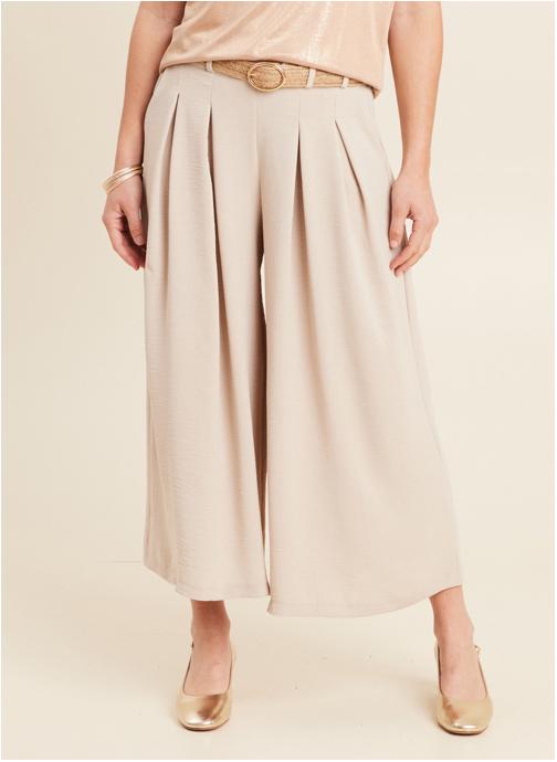 Bréal Pantalons droit PEMALDAM femme gris