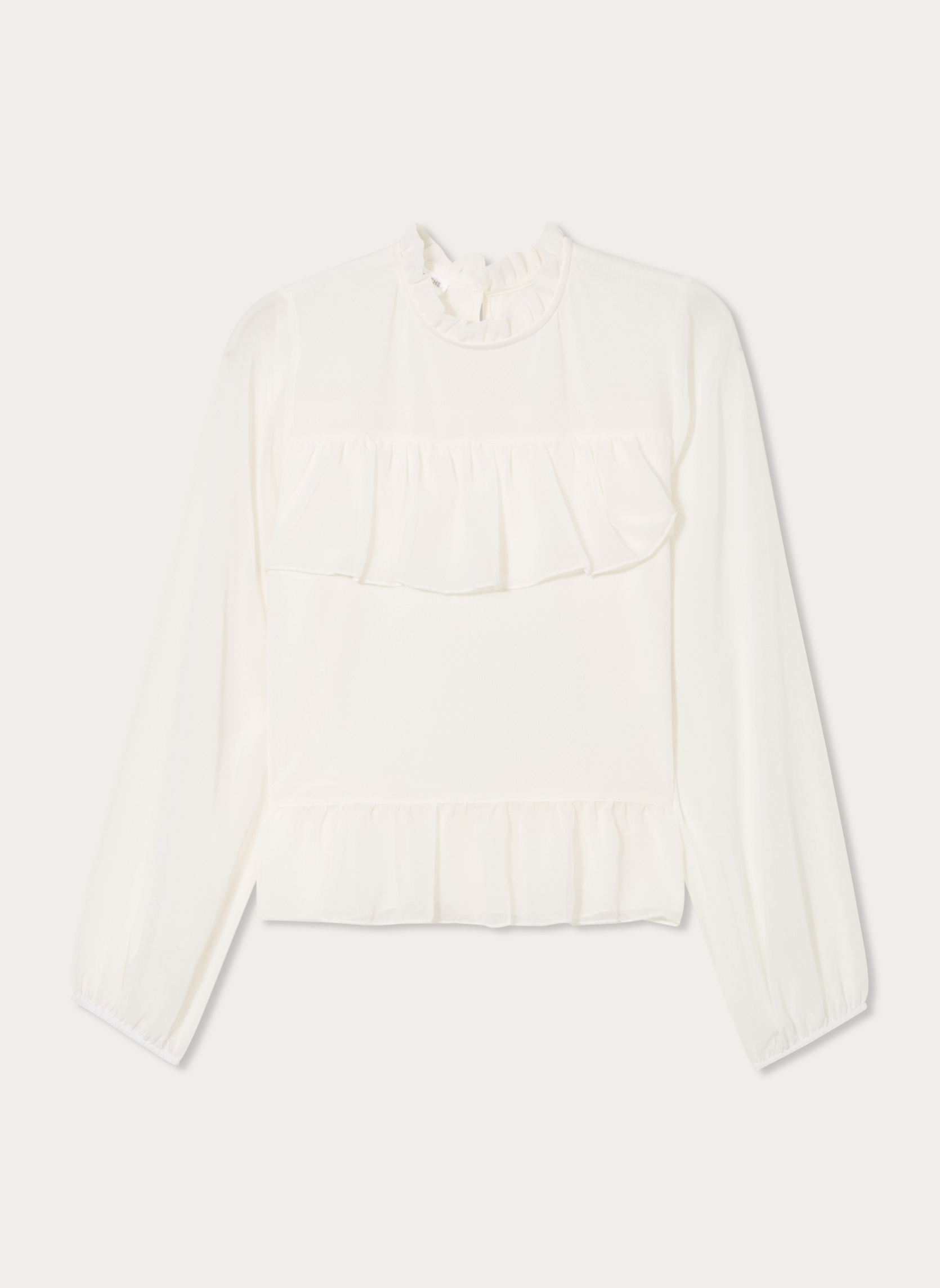 Blouses LBLOULEVEL femme blanc Cache Cache Blouses LBLOULEVEL femme blanc Blanc