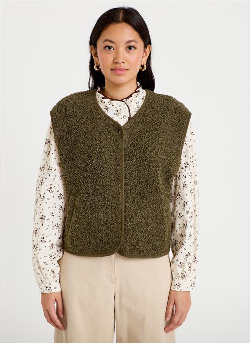 Cache Cache Gilets DSHERPNEW femme vert