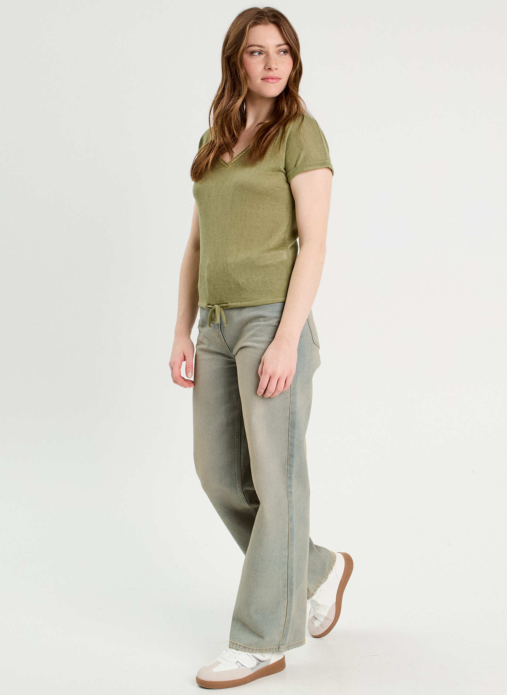 Tee-shirts KLINNOUV femme vert Cache Cache Tee-shirts KLINNOUV femme vert Kaki