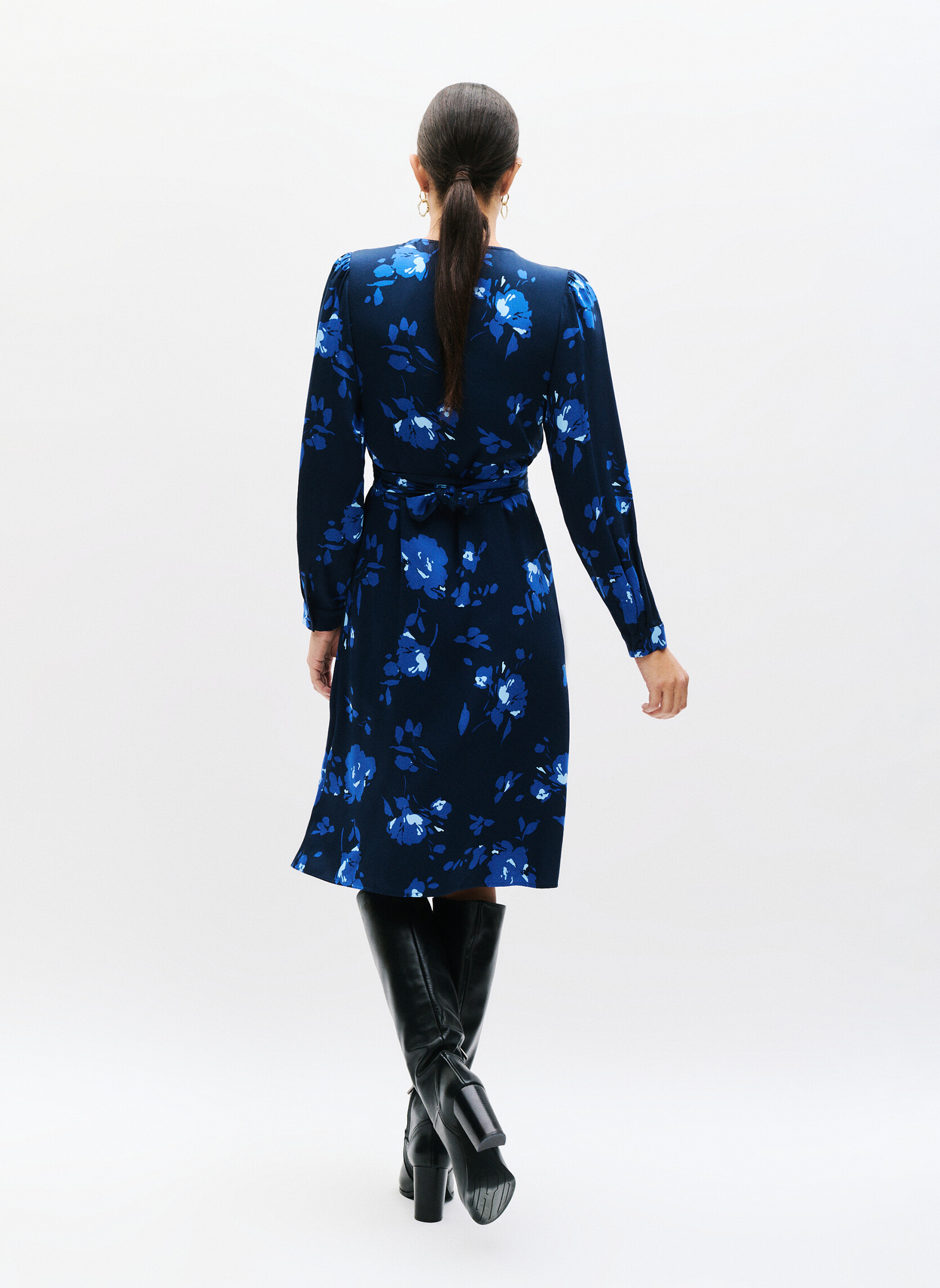 Robes 251R-RLENA femme bleu Caroll Robes 251R-RLENA femme bleu Bleu marine