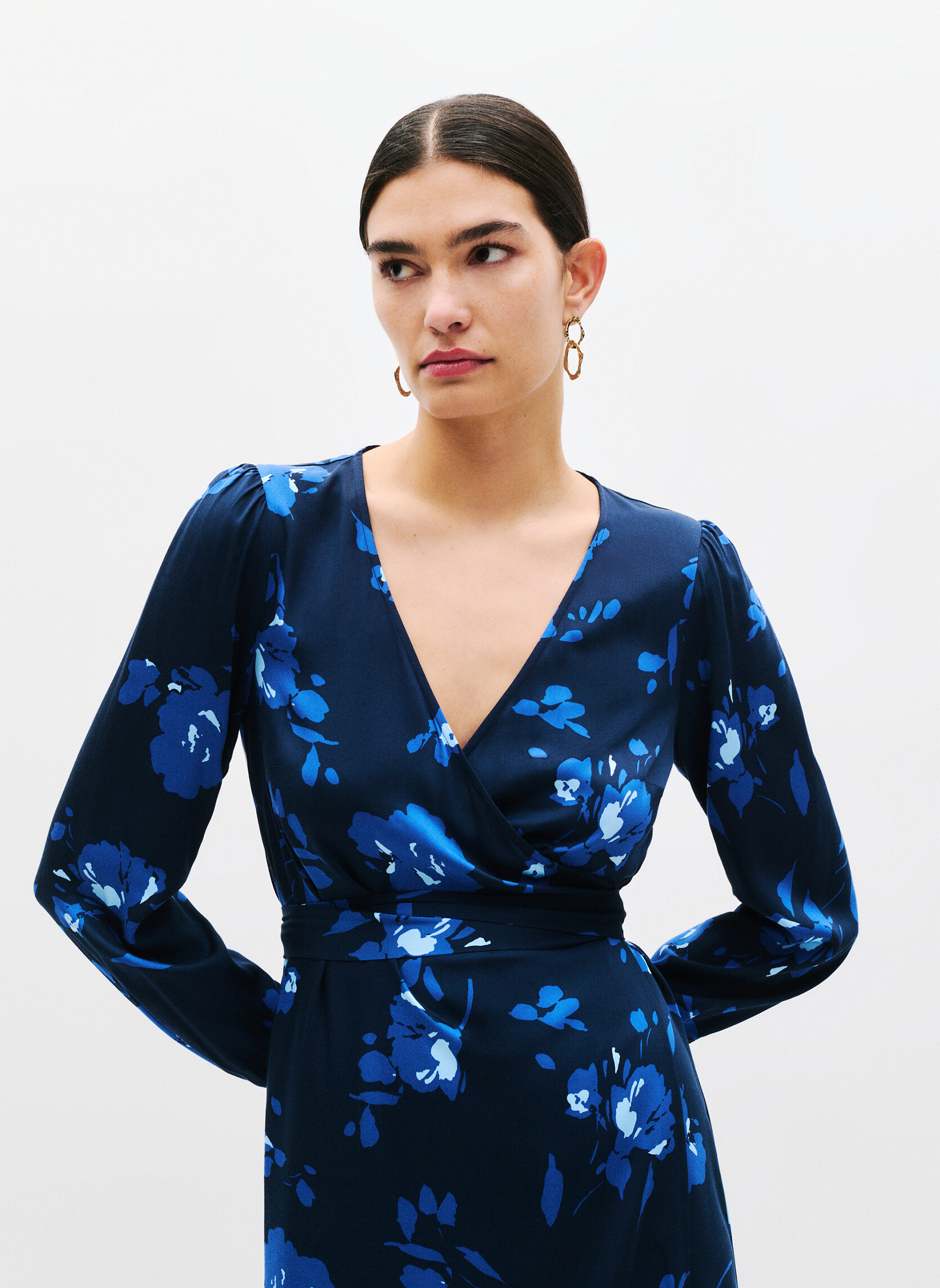Robes 251R-RLENA femme bleu Caroll Robes 251R-RLENA femme bleu Bleu marine