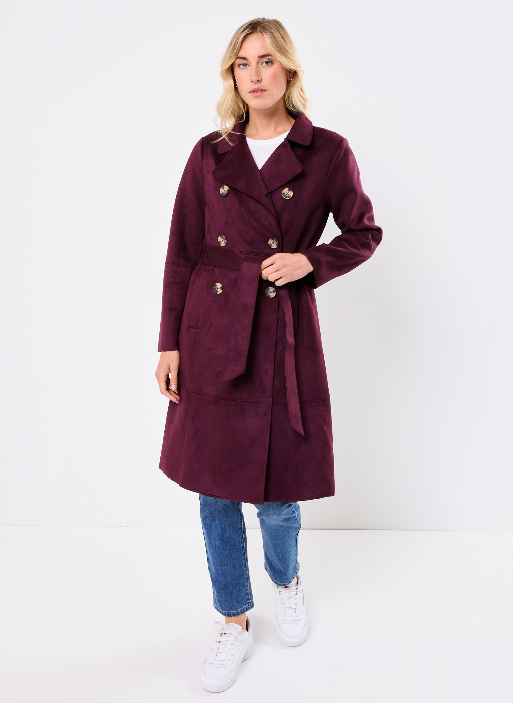 Trench - Impermeabile TRENCHDAIN donna viola MADE BY Trench - Impermeabile TRENCHDAIN donna viola WINETASTING