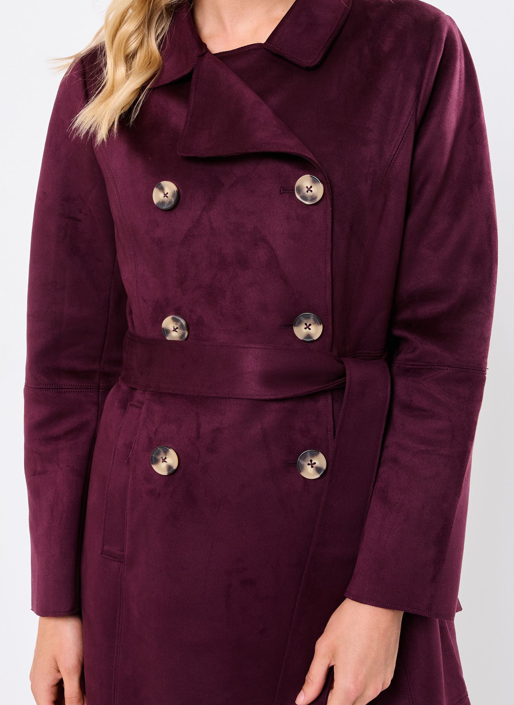 Trench - Impermeabile TRENCHDAIN donna viola MADE BY Trench - Impermeabile TRENCHDAIN donna viola WINETASTING