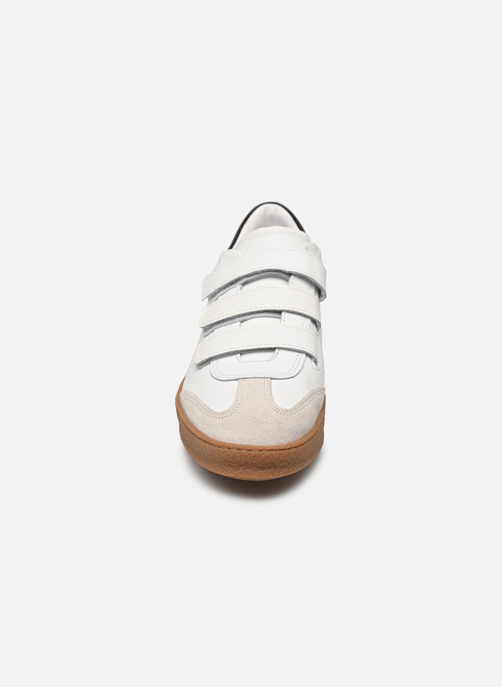 Baskets Basket n°11 - Cuir - Blanc/Noir femme blanc Rivecour Baskets Basket n°11 - Cuir - Blanc/Noir femme blanc BLANC/NOIR