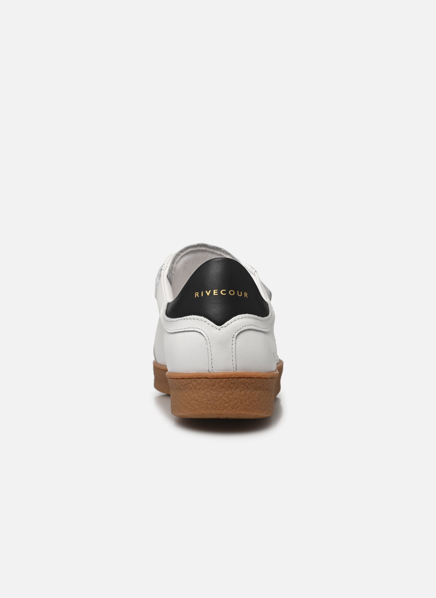 Baskets Basket n°11 - Cuir - Blanc/Noir femme blanc Rivecour Baskets Basket n°11 - Cuir - Blanc/Noir femme blanc BLANC/NOIR