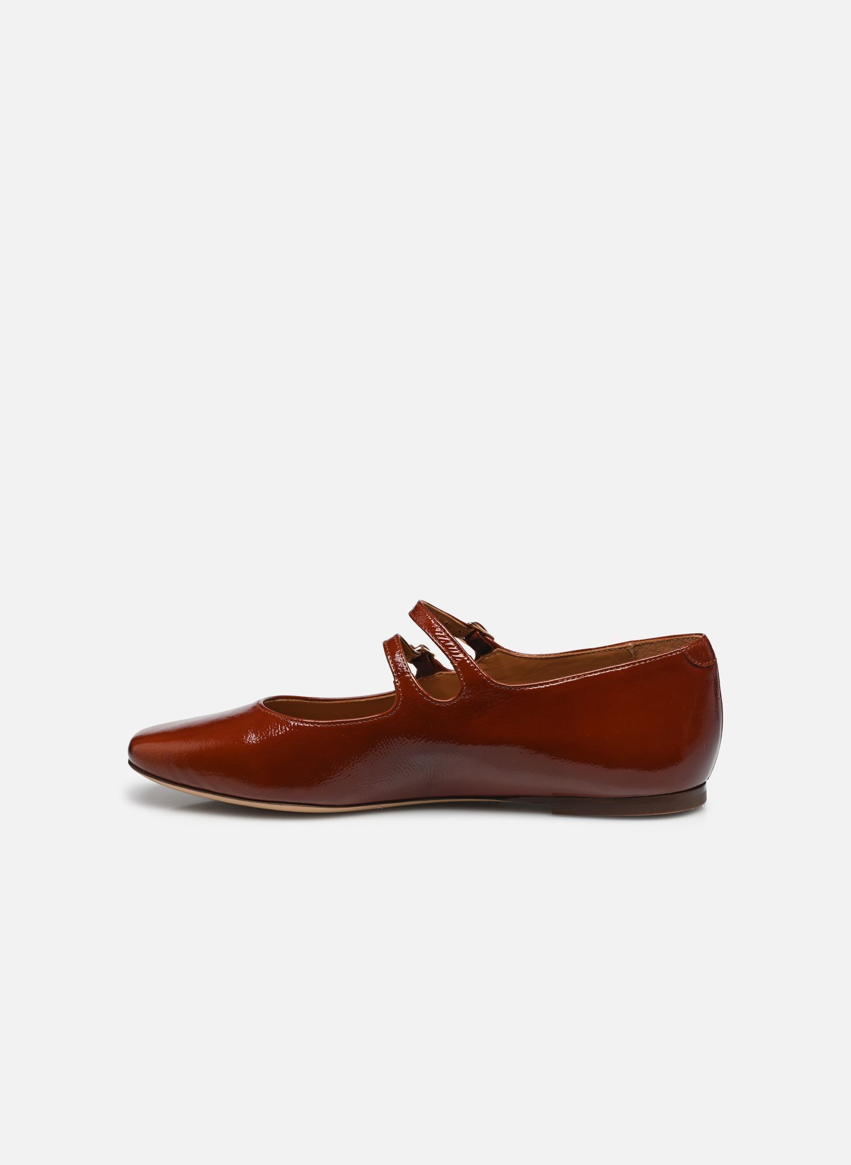 Babys Babies n°128 - Cuir vernis - Cognac damen braun Rivecour Babys Babies n°128 - Cuir vernis - Cognac damen braun COGNAC