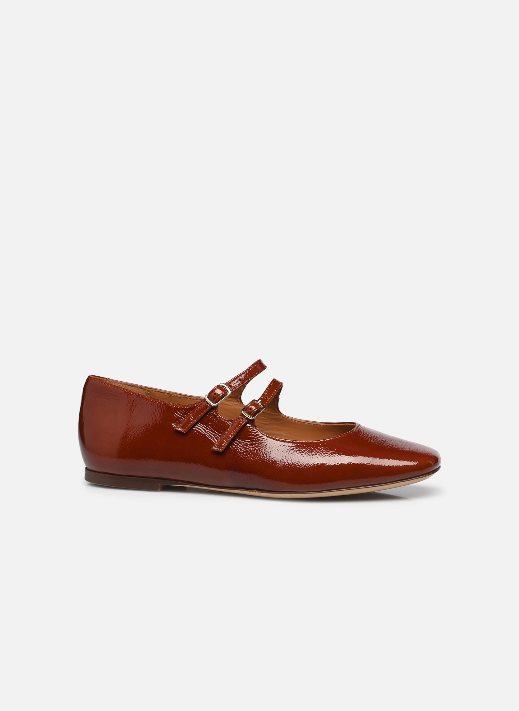 Babys Babies n°128 - Cuir vernis - Cognac damen braun Rivecour Babys Babies n°128 - Cuir vernis - Cognac damen braun COGNAC