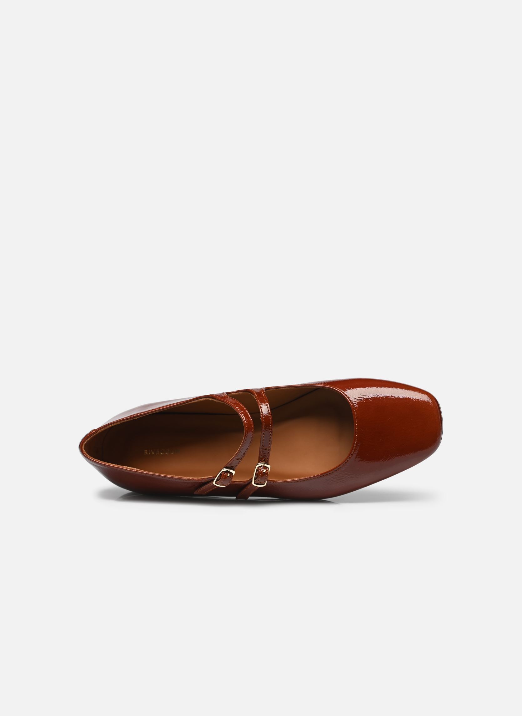 Babys Babies n°128 - Cuir vernis - Cognac damen braun Rivecour Babys Babies n°128 - Cuir vernis - Cognac damen braun COGNAC