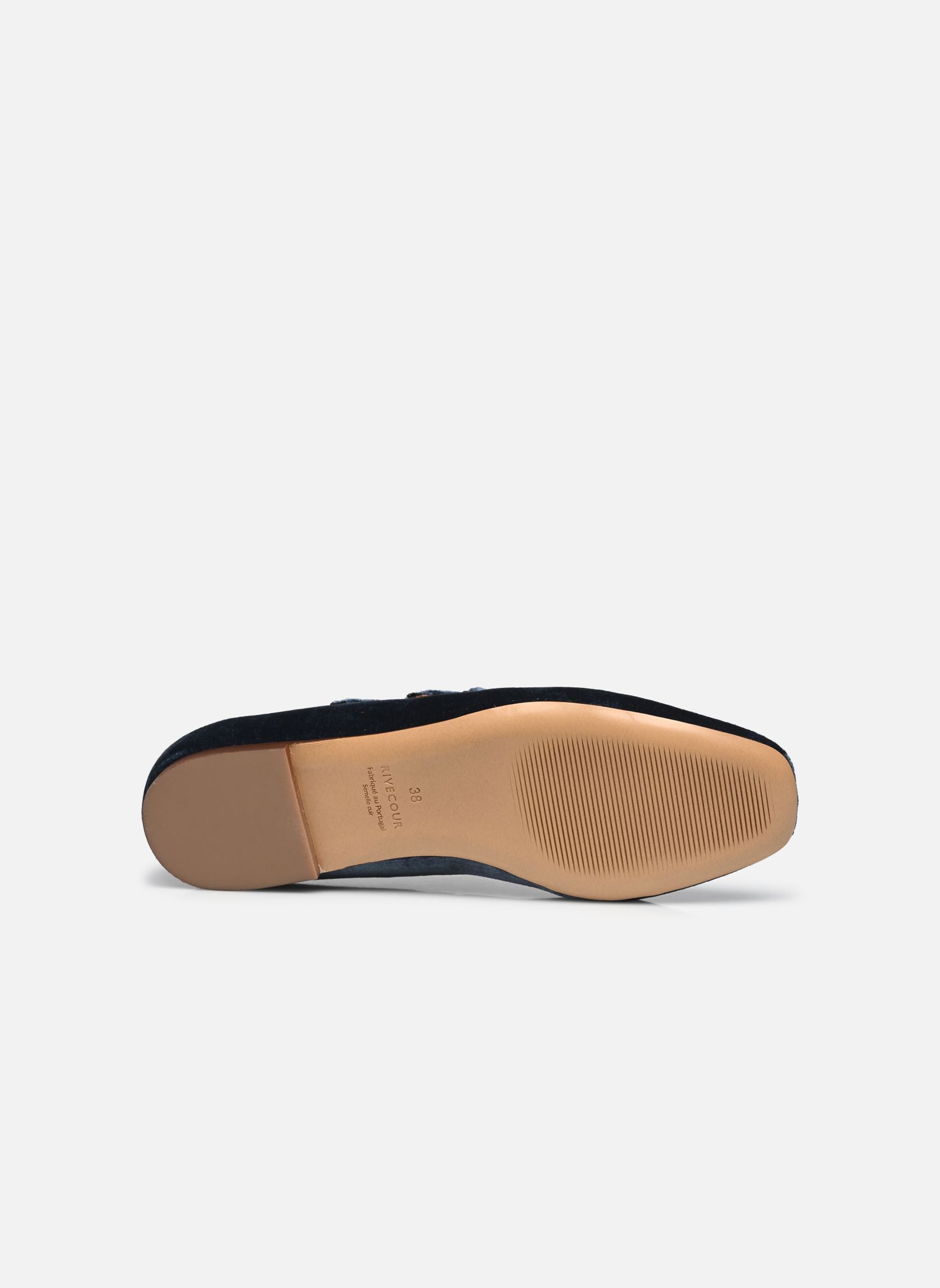 Mary Janes Babies n°128 - Velours - Denim dames blauw Rivecour Mary Janes Babies n°128 - Velours - Denim dames blauw DENIM