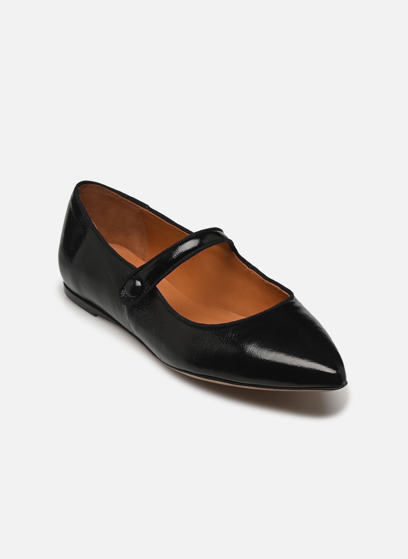 Mary Janes Ballerines n°144 - Cuir vernis - Noir dames zwart Rivecour Mary Janes Ballerines n°144 - Cuir vernis - Noir dames zwart NOIR