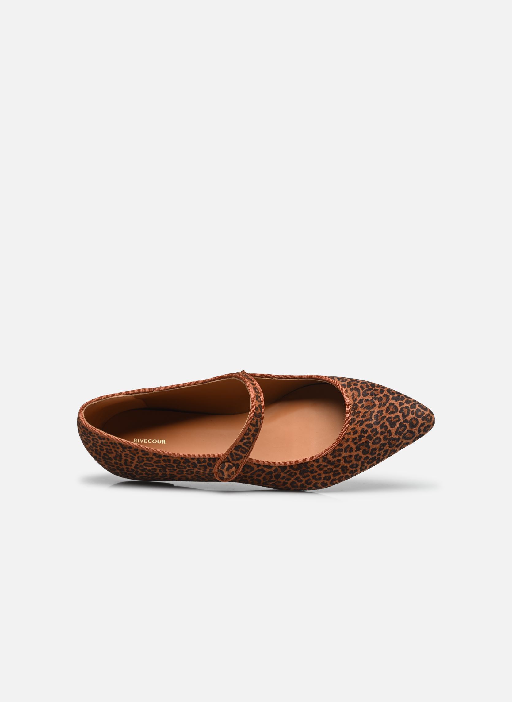 Babies Ballerines n°144 - Cuir imprimé - Léopar femme marron Rivecour Babies Ballerines n°144 - Cuir imprimé - Léopar femme marron LÉOPARD