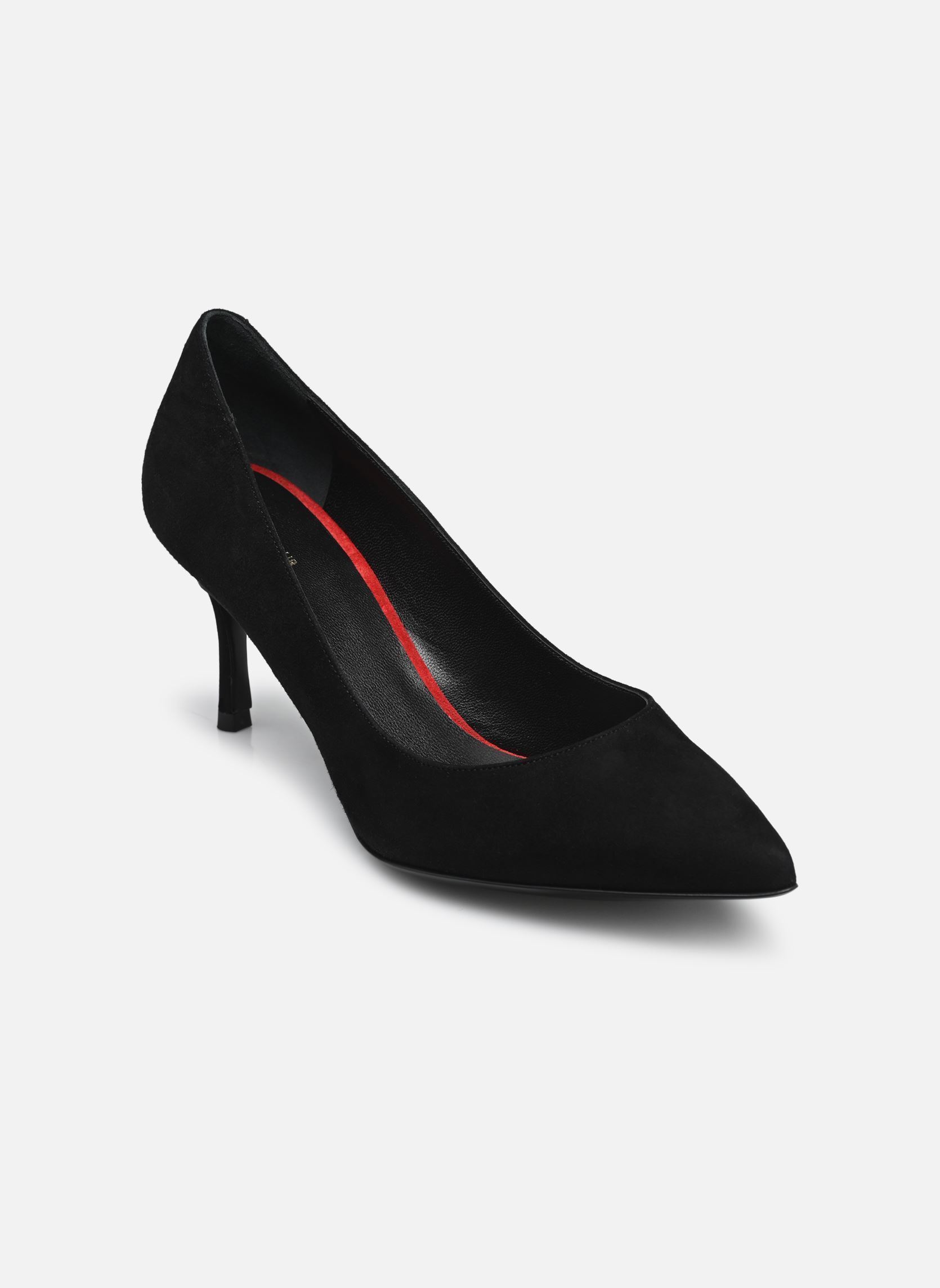 Pumps Escarpins n°175 - Suede - Noir damen schwarz Rivecour Pumps Escarpins n°175 - Suede - Noir damen schwarz NOIR