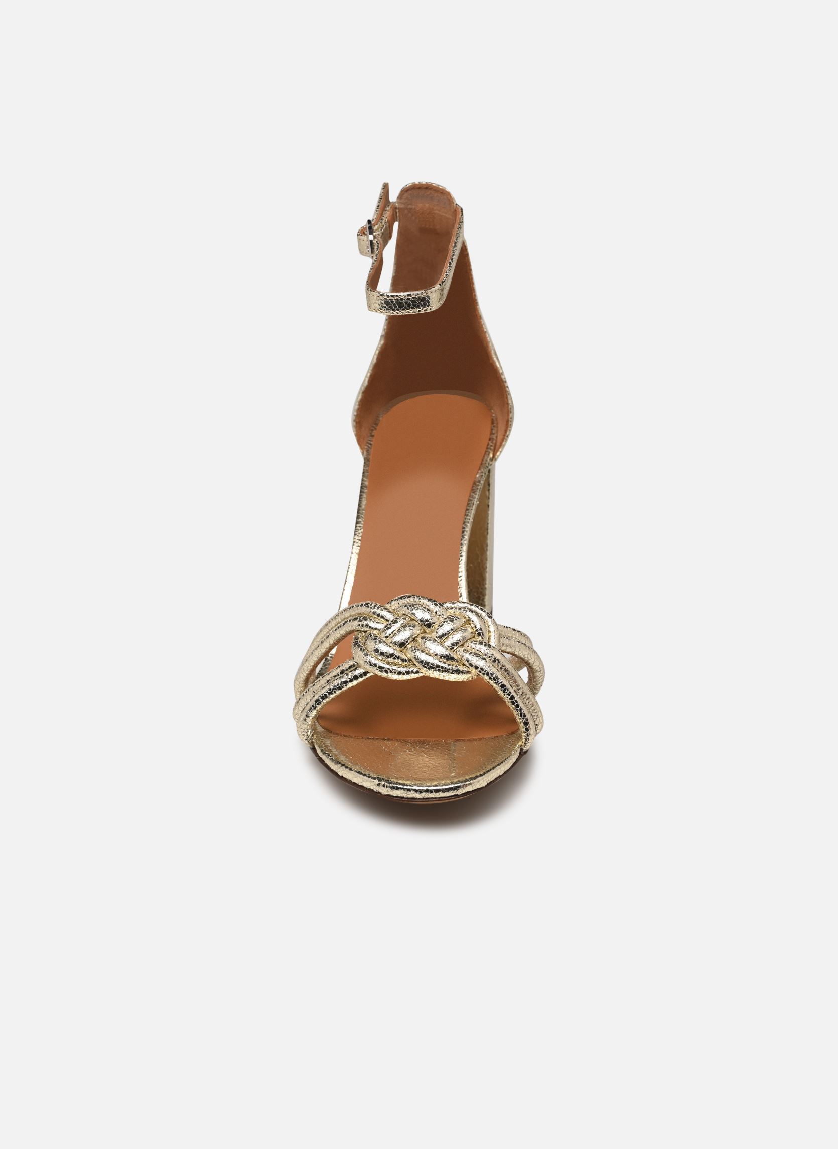 Sandali Sandales n°191 - Cuir craquelé - Or Blan donna oro e bronzo Rivecour Sandali Sandales n°191 - Cuir craquelé - Or Blan donna oro e bronzo OR BLANC