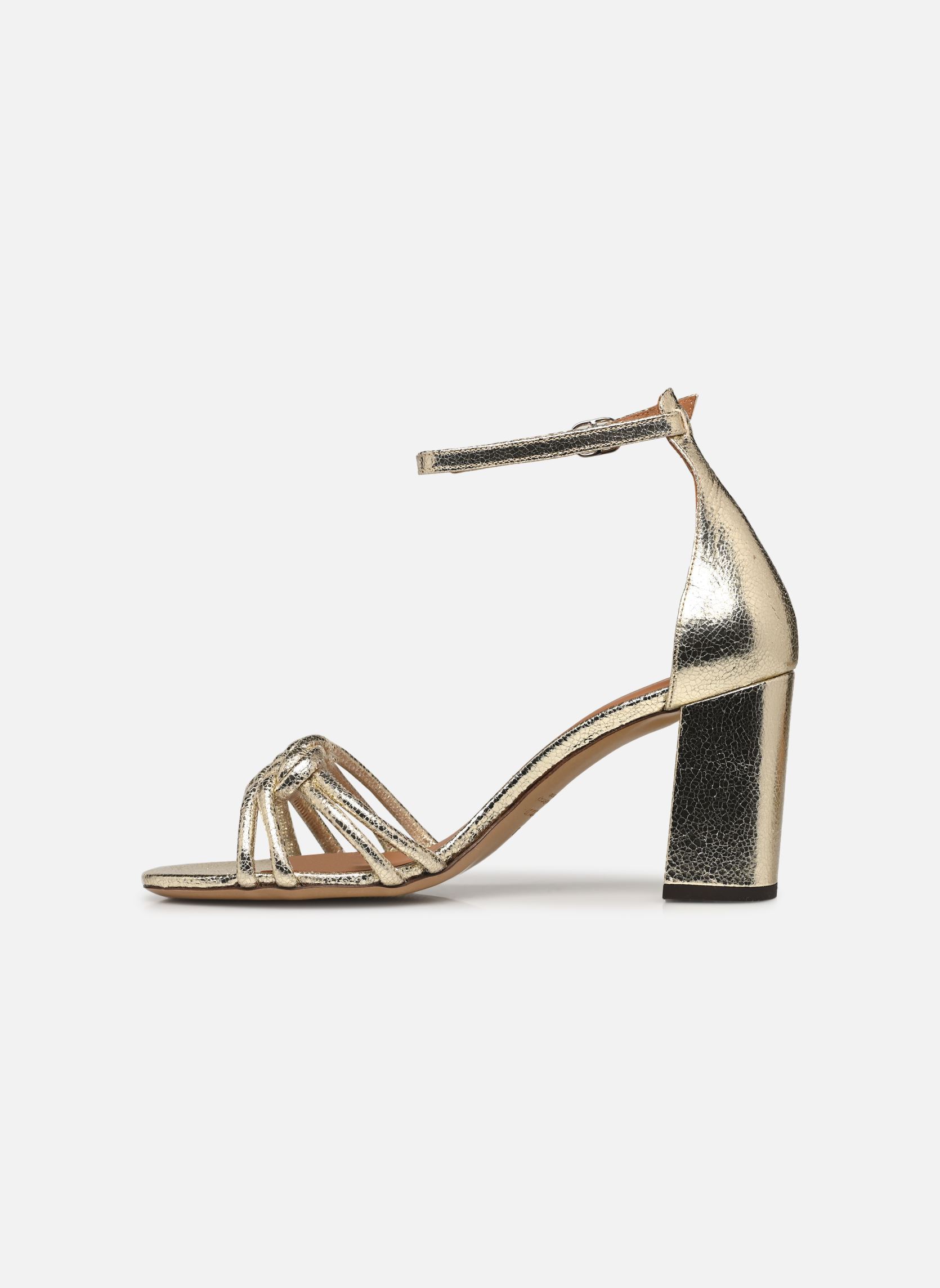 Sandali Sandales n°191 - Cuir craquelé - Or Blan donna oro e bronzo Rivecour Sandali Sandales n°191 - Cuir craquelé - Or Blan donna oro e bronzo OR BLANC