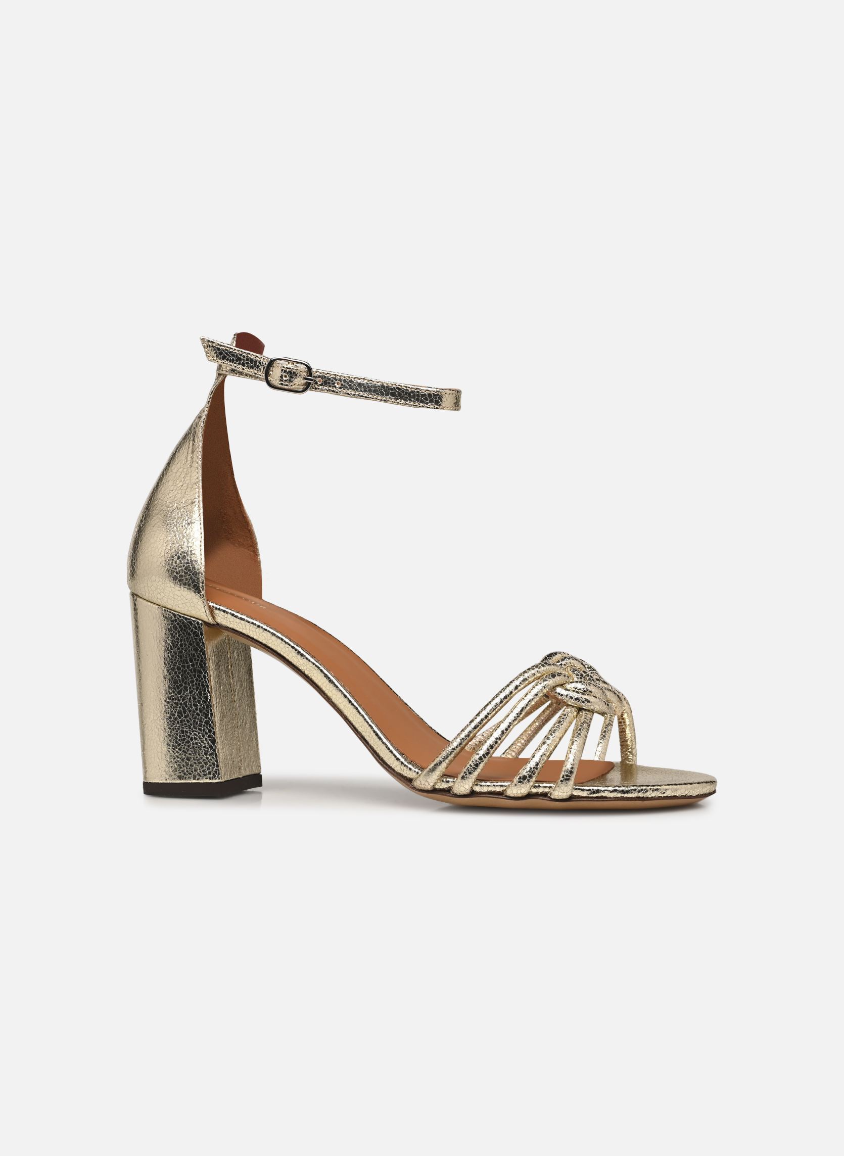Sandali Sandales n°191 - Cuir craquelé - Or Blan donna oro e bronzo Rivecour Sandali Sandales n°191 - Cuir craquelé - Or Blan donna oro e bronzo OR BLANC