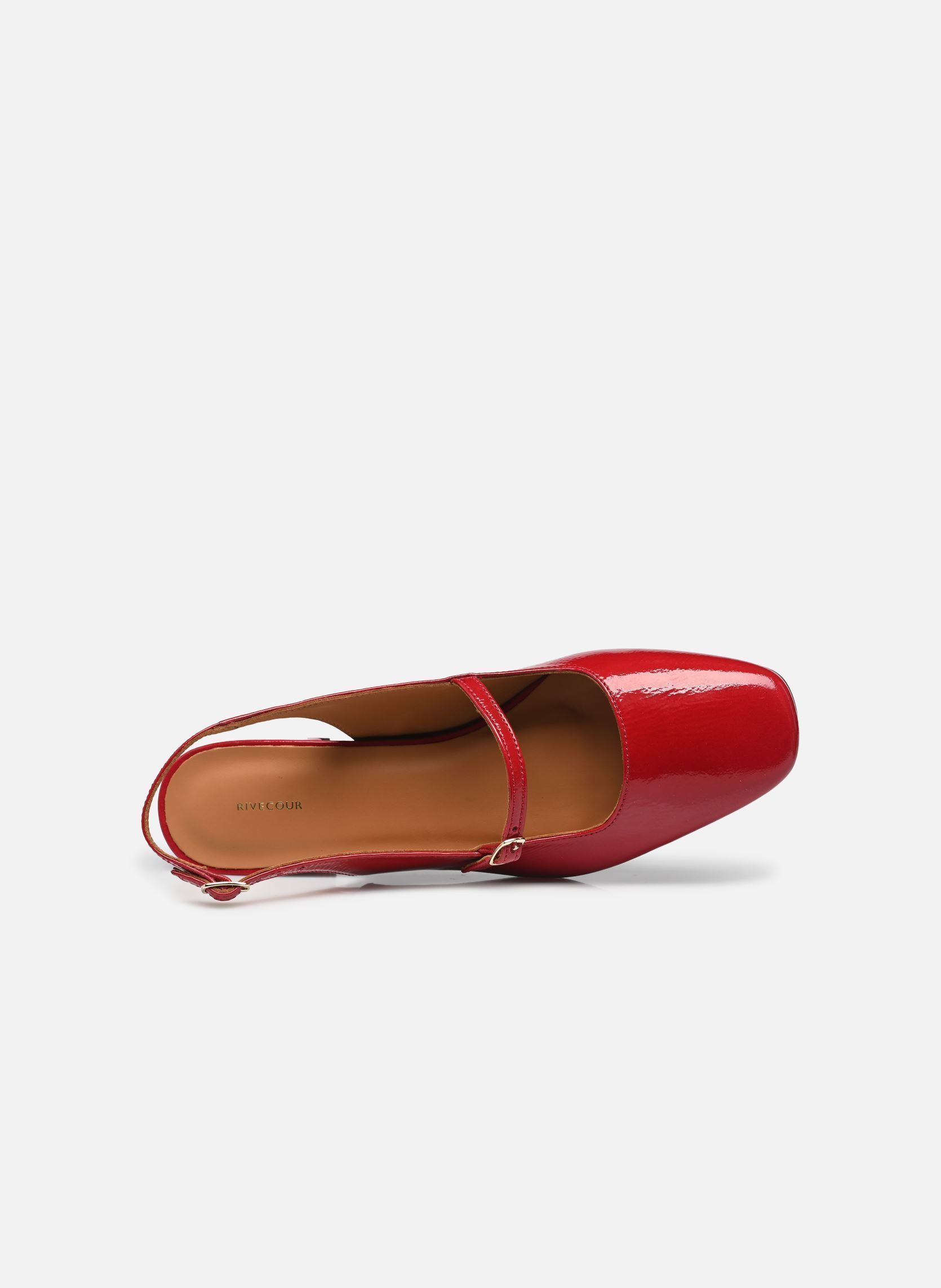 Décolleté con cinturino Babies n°424 - Cuir vernis - Rouge donna rosso Rivecour Décolleté con cinturino Babies n°424 - Cuir vernis - Rouge donna rosso ROUGE