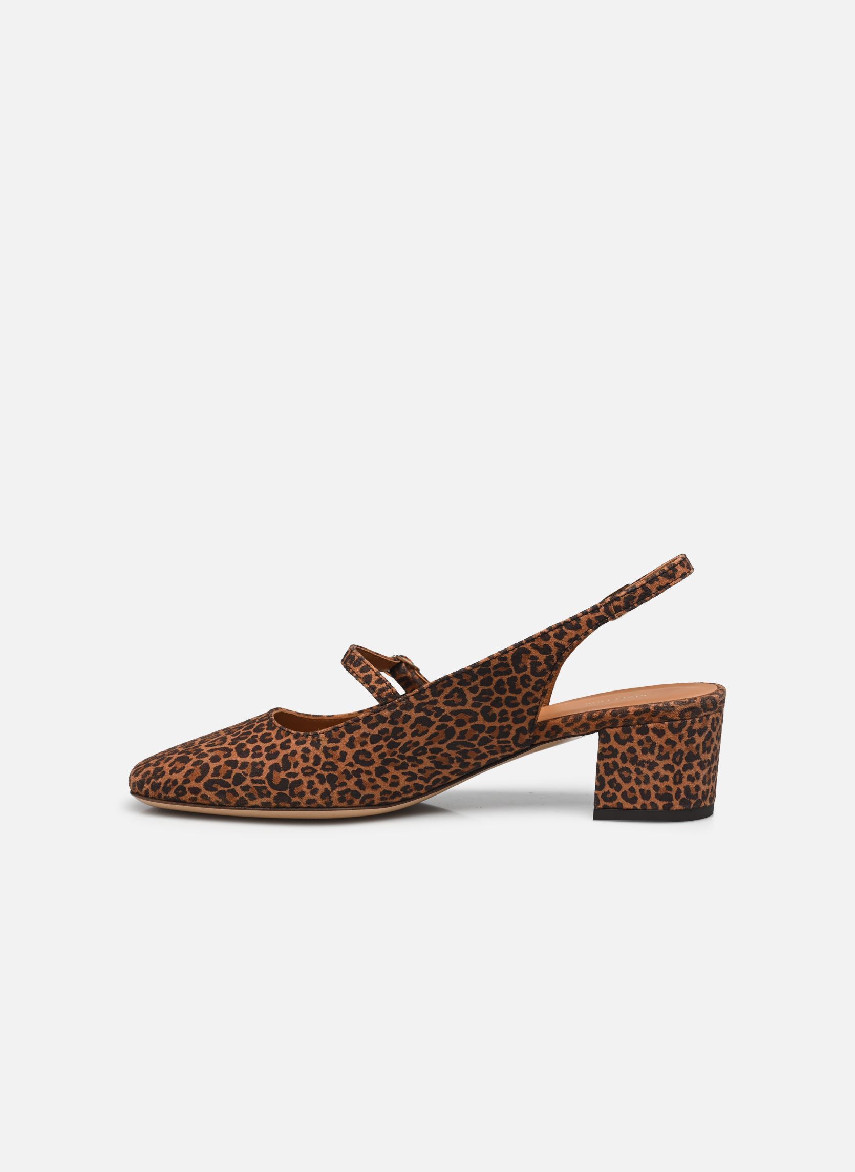 Pumps mit Riemchen Babies n°424 - Cuir imprimé - Léopard damen beige Rivecour Pumps mit Riemchen Babies n°424 - Cuir imprimé - Léopard damen beige LÉOPARD