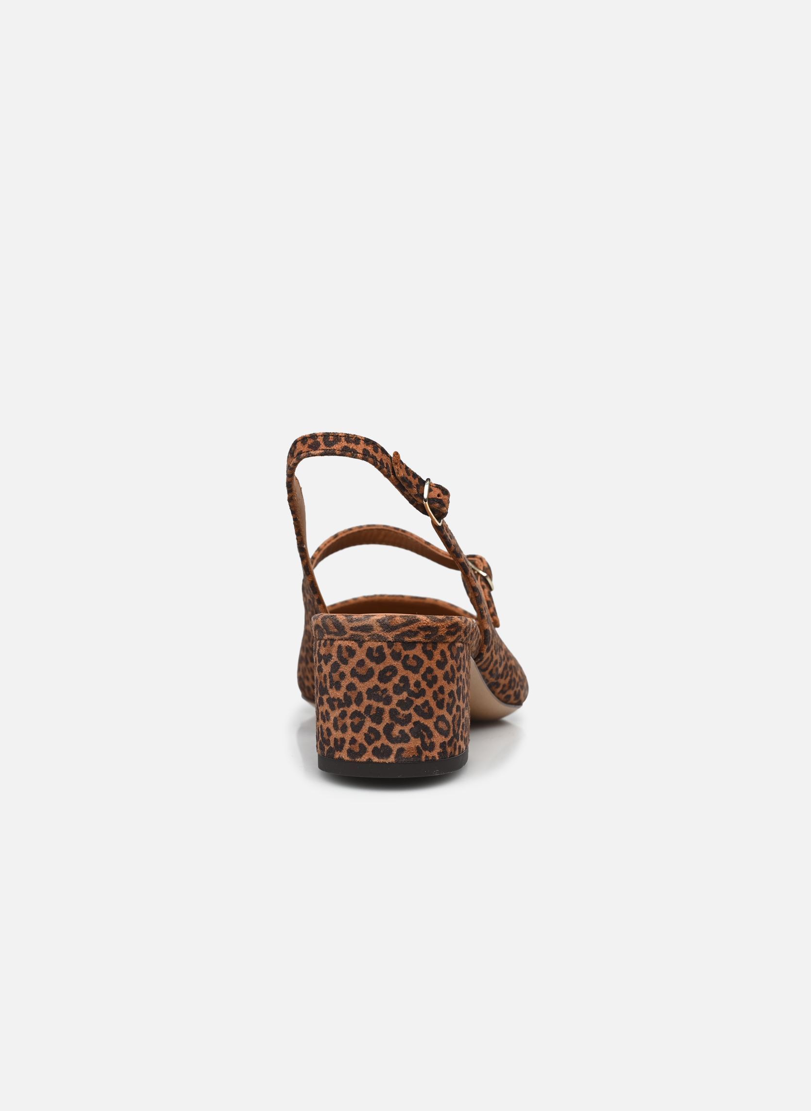 Pumps mit Riemchen Babies n°424 - Cuir imprimé - Léopard damen beige Rivecour Pumps mit Riemchen Babies n°424 - Cuir imprimé - Léopard damen beige LÉOPARD