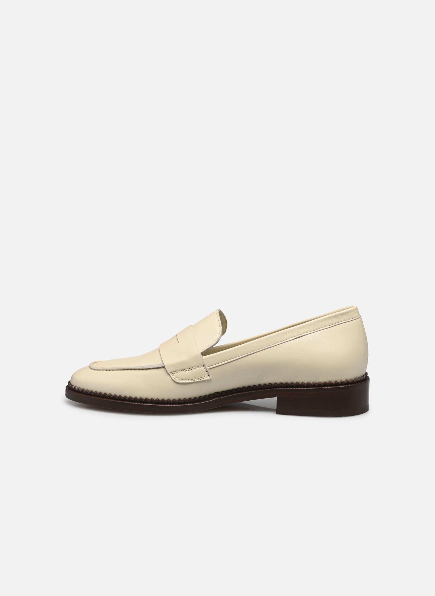 Mocassins Mocassins n°82 - Cuir nappa - Blanc cass femme blanc Rivecour Mocassins Mocassins n°82 - Cuir nappa - Blanc cass femme blanc BLANC CASSÉ