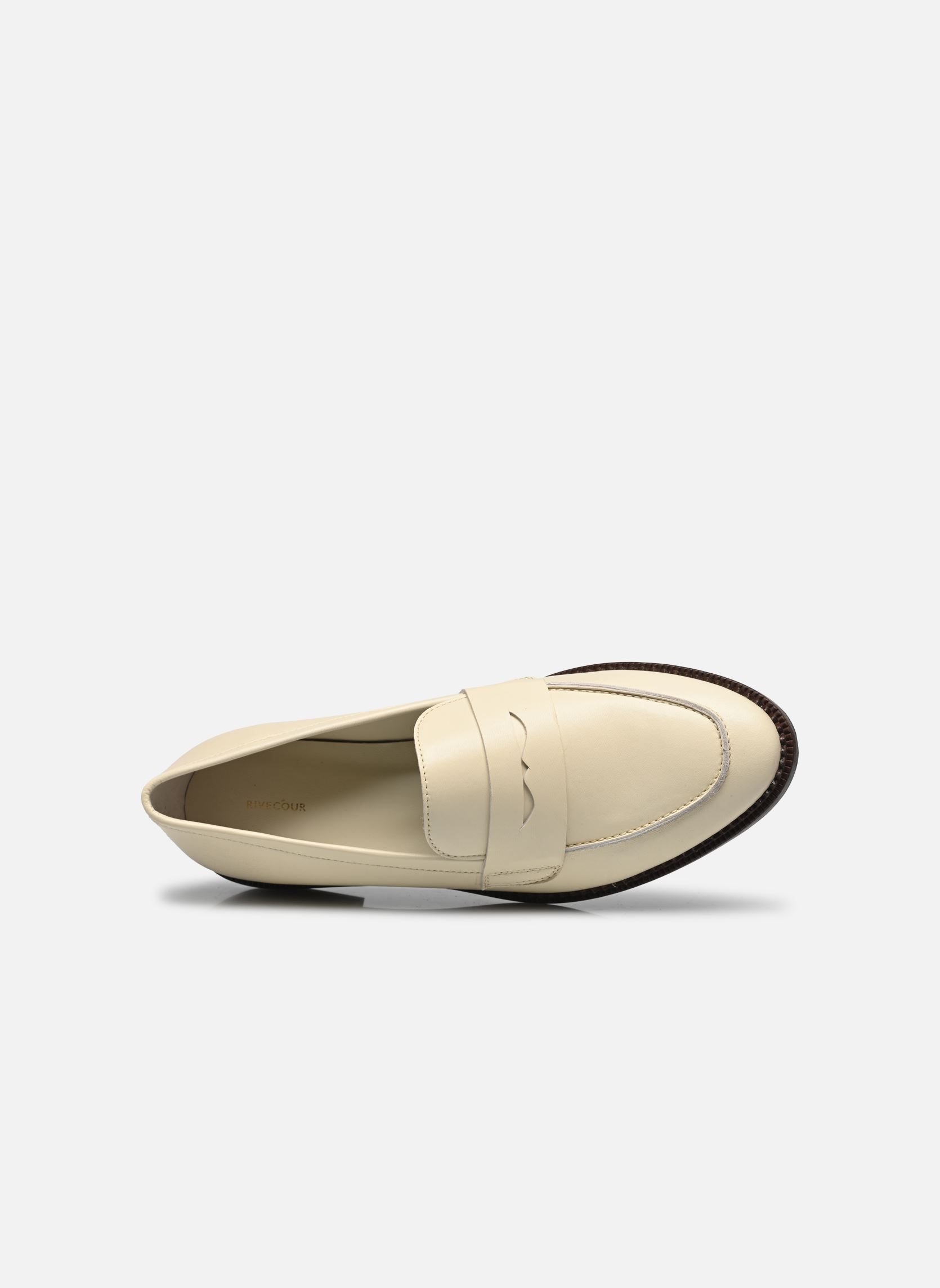 Mocassins Mocassins n°82 - Cuir nappa - Blanc cass femme blanc Rivecour Mocassins Mocassins n°82 - Cuir nappa - Blanc cass femme blanc BLANC CASSÉ