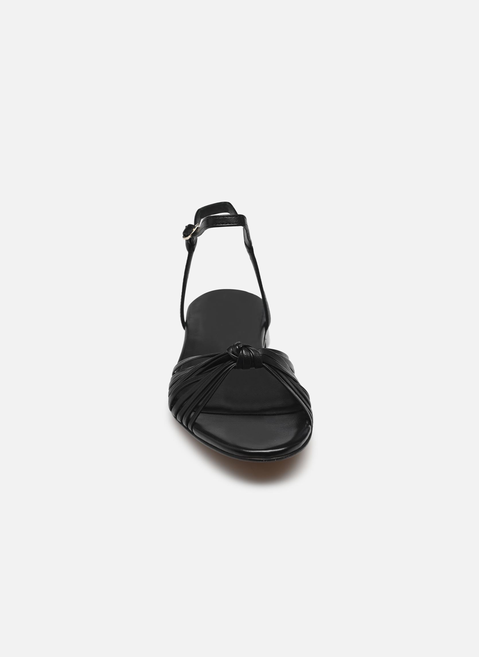 Sandales plates Sandales n°155 - Cuir - Noir femme noir Rivecour Sandales plates Sandales n°155 - Cuir - Noir femme noir NOIR