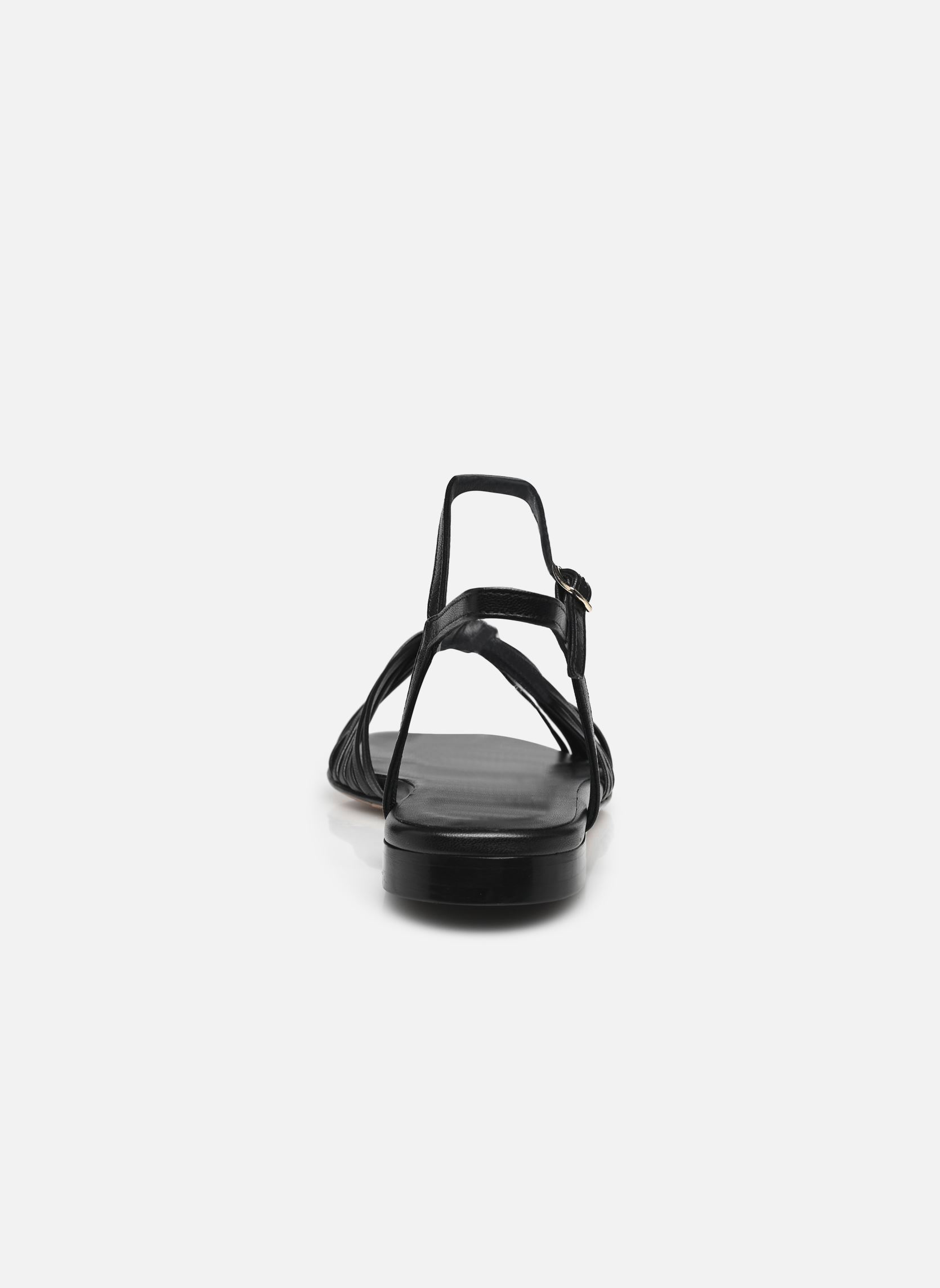 Sandales plates Sandales n°155 - Cuir - Noir femme noir Rivecour Sandales plates Sandales n°155 - Cuir - Noir femme noir NOIR