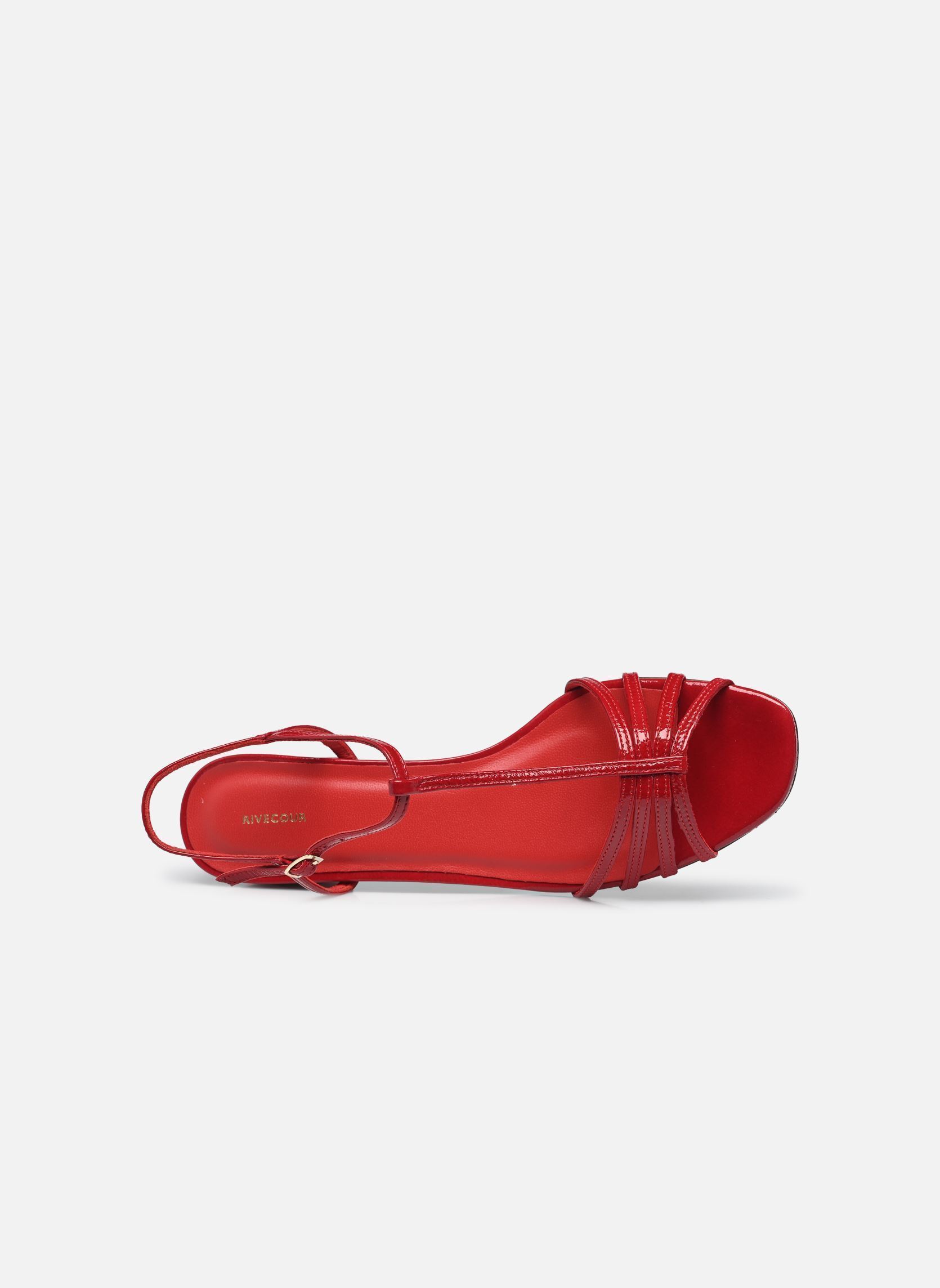 Sandales Sandales n°441 - Cuir vernis - Rouge femme rouge Rivecour Sandales Sandales n°441 - Cuir vernis - Rouge femme rouge ROUGE