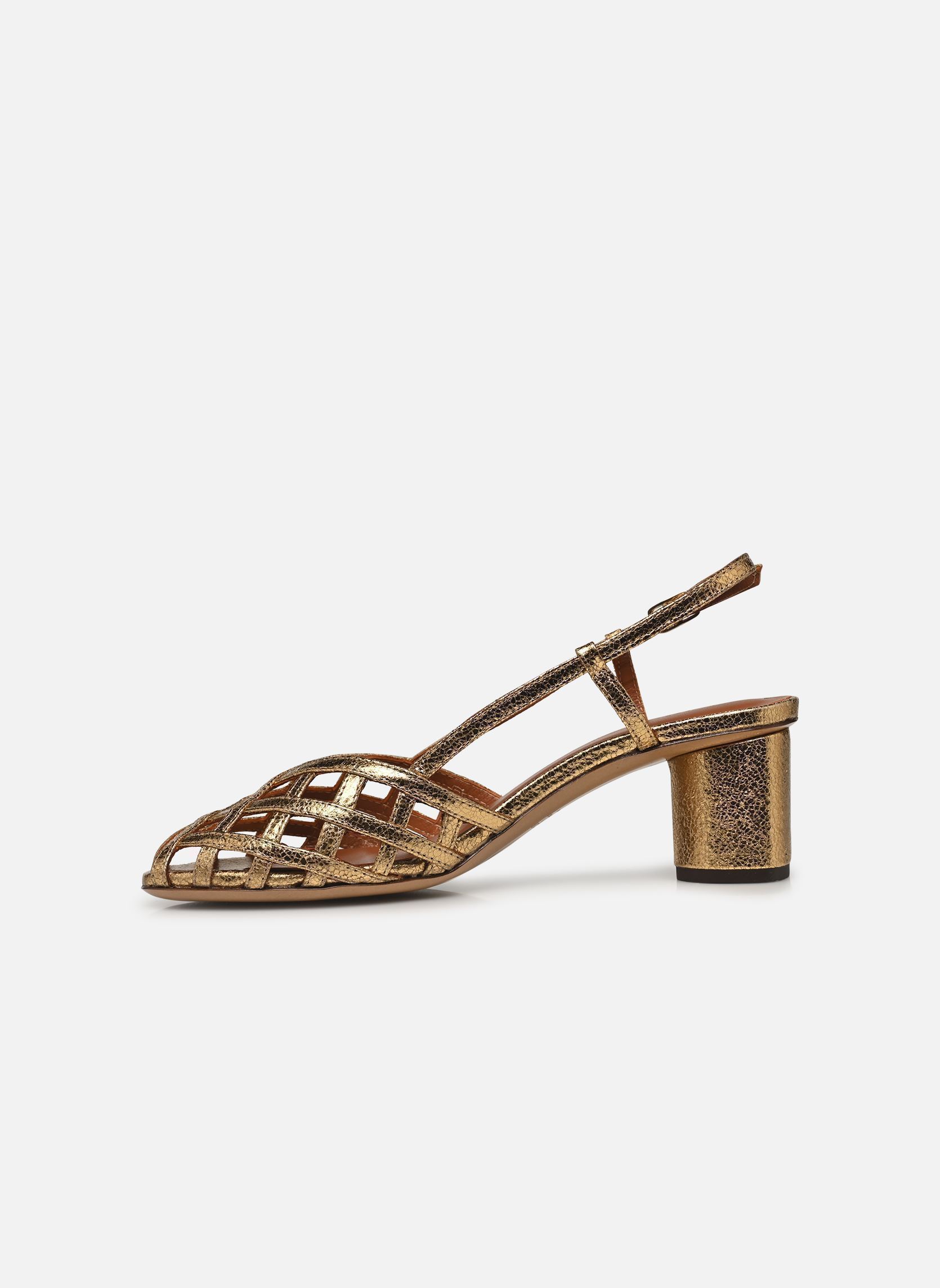 Sandali Sandales n°455 - Cuir laminé - Doré donna oro e bronzo Rivecour Sandali Sandales n°455 - Cuir laminé - Doré donna oro e bronzo DORÉ