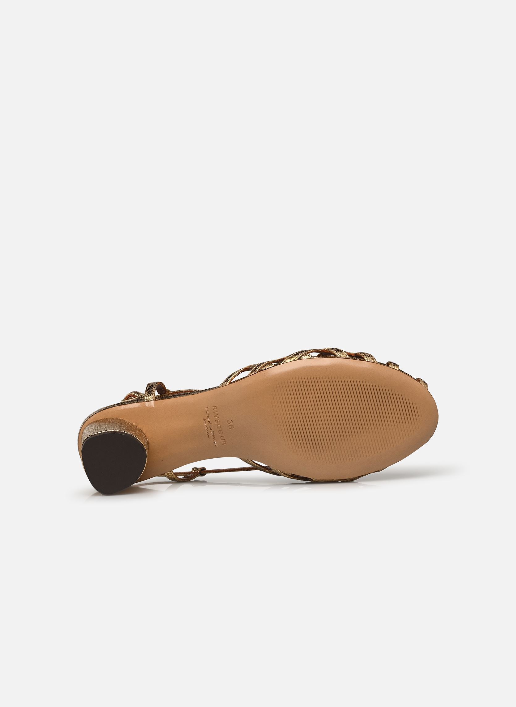 Sandali Sandales n°455 - Cuir laminé - Doré donna oro e bronzo Rivecour Sandali Sandales n°455 - Cuir laminé - Doré donna oro e bronzo DORÉ