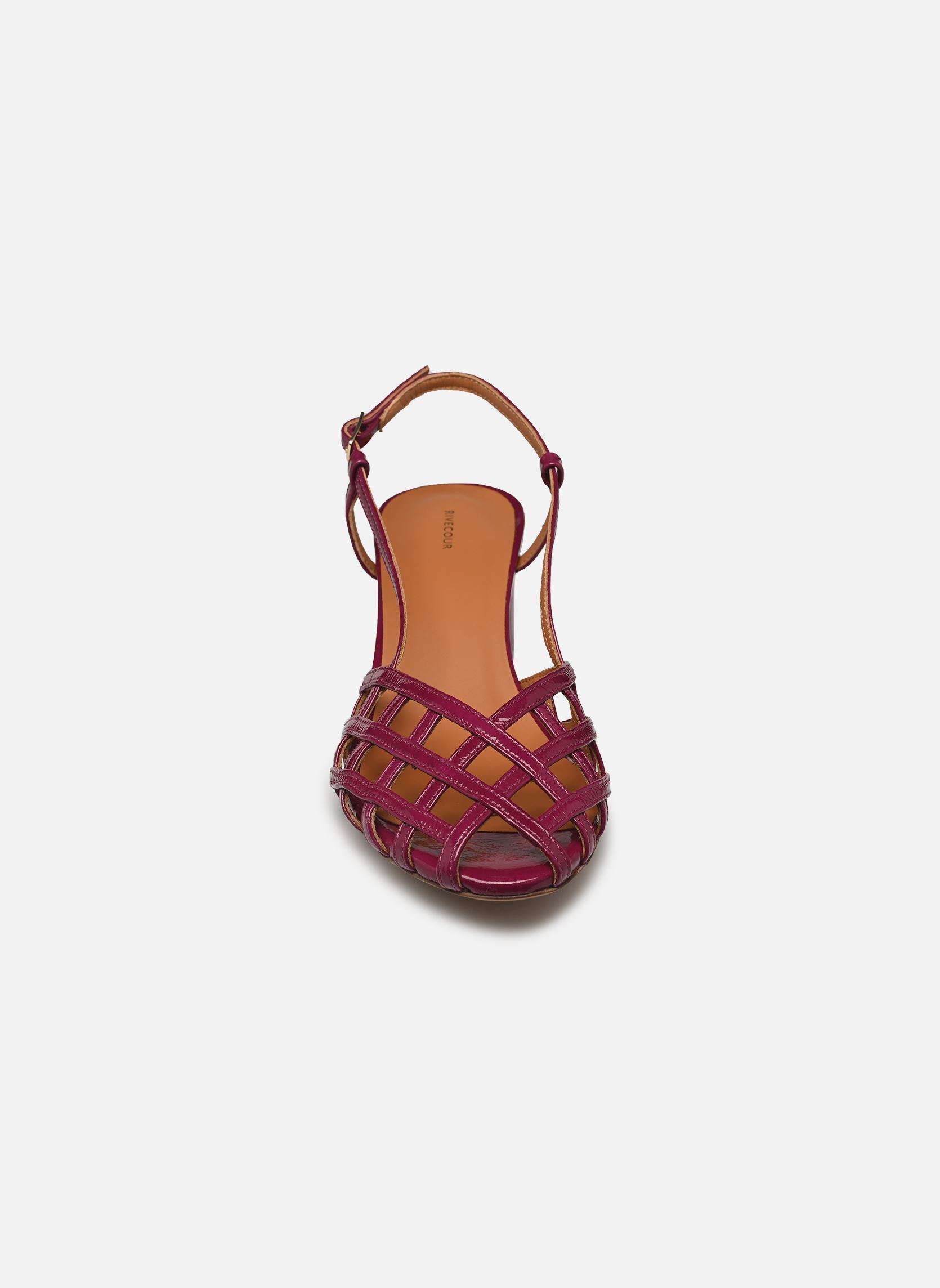 Sandales Sandales n°455 - Cuir vernis - Prune femme violet Rivecour Sandales Sandales n°455 - Cuir vernis - Prune femme violet PRUNE